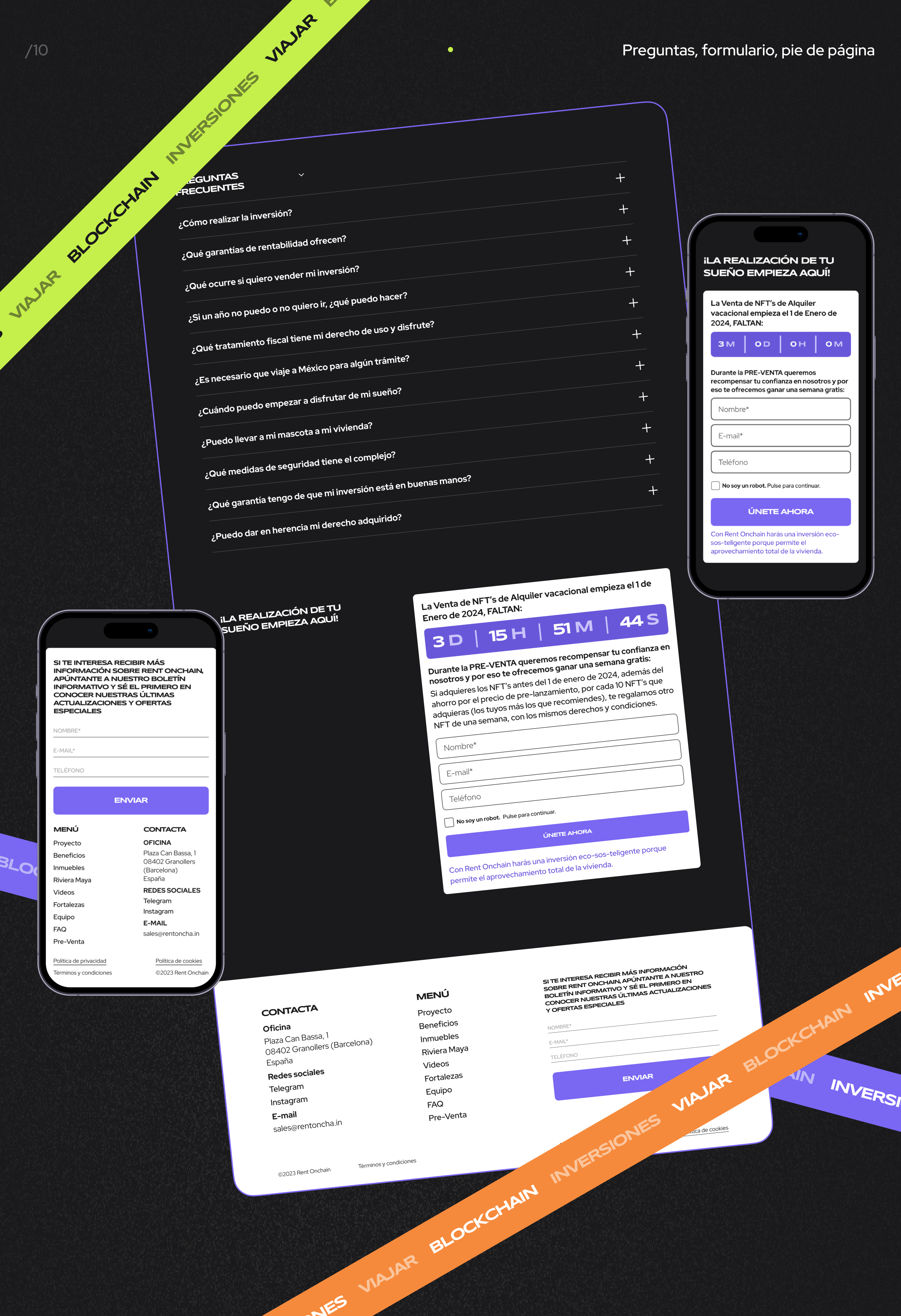 RO Landing Page - NFT Presale in the Caribbean — Изображение №14 — Интерфейсы на Dprofile