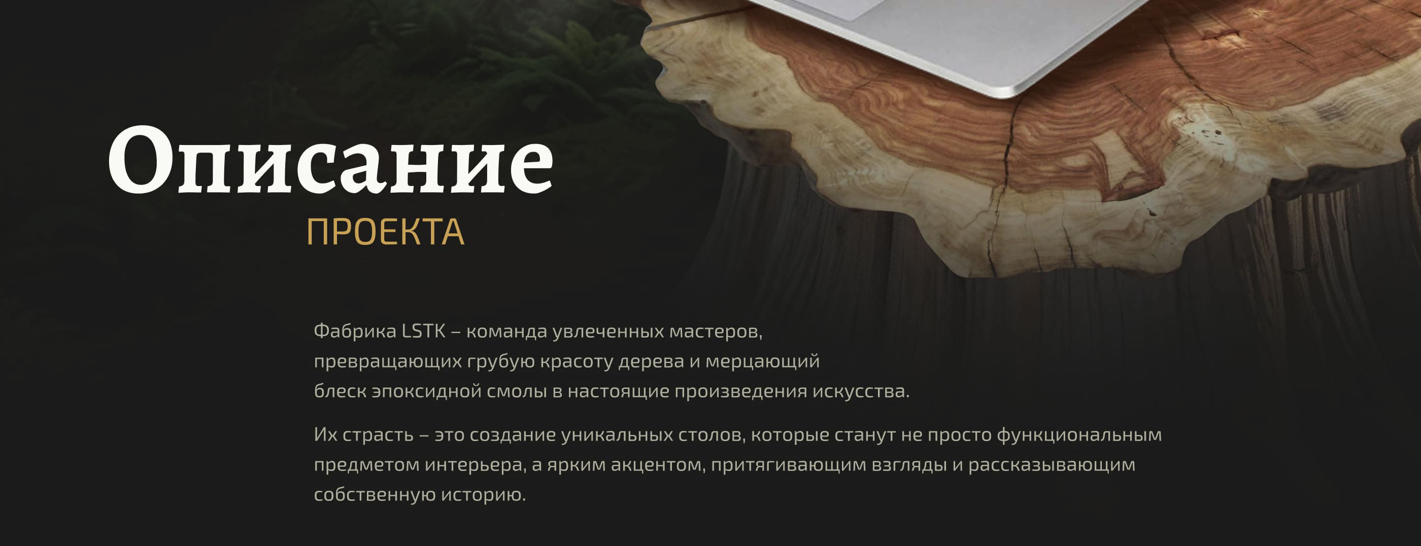 Дизайн лендинга для фабрики столов — Изображение №2 — Интерфейсы на Dprofile