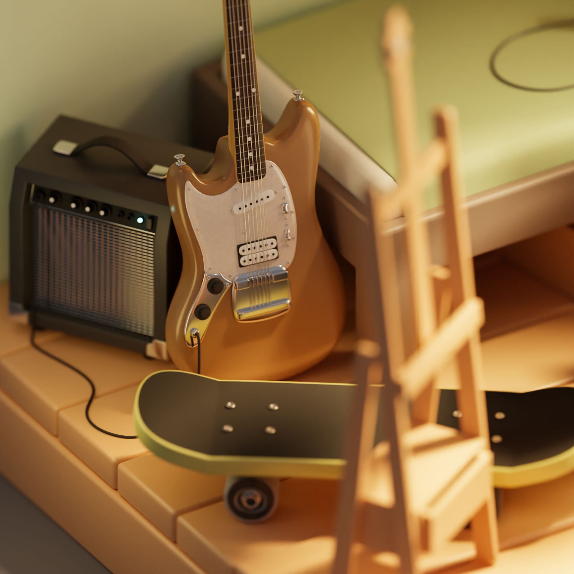 3D Isometric room. Low poly 3D — Изображение №4 — Иллюстрация, 3D на Dprofile