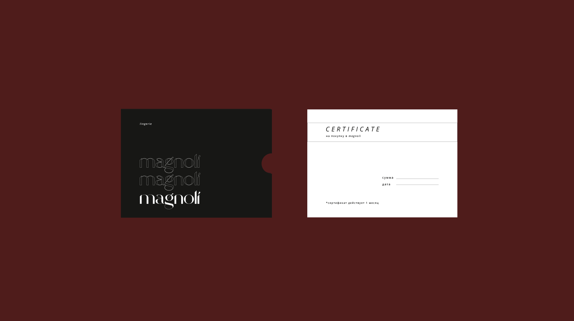 MAGNOLI | lingerie — Изображение №8 — Брендинг, Графика на Dprofile