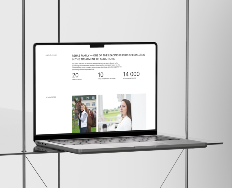 Rehab Family | Redesign concept на Dprofile