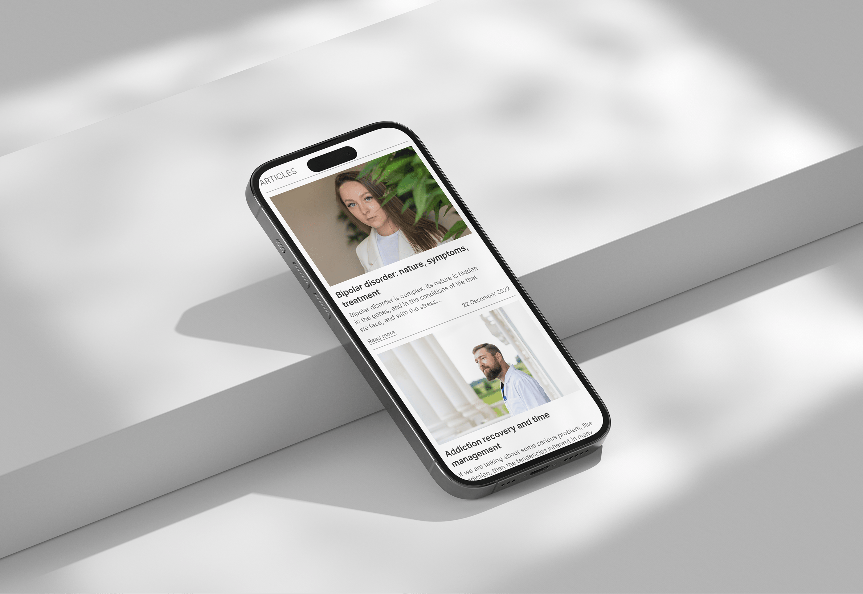 Rehab Family | Redesign concept — Изображение №4 — Интерфейсы на Dprofile