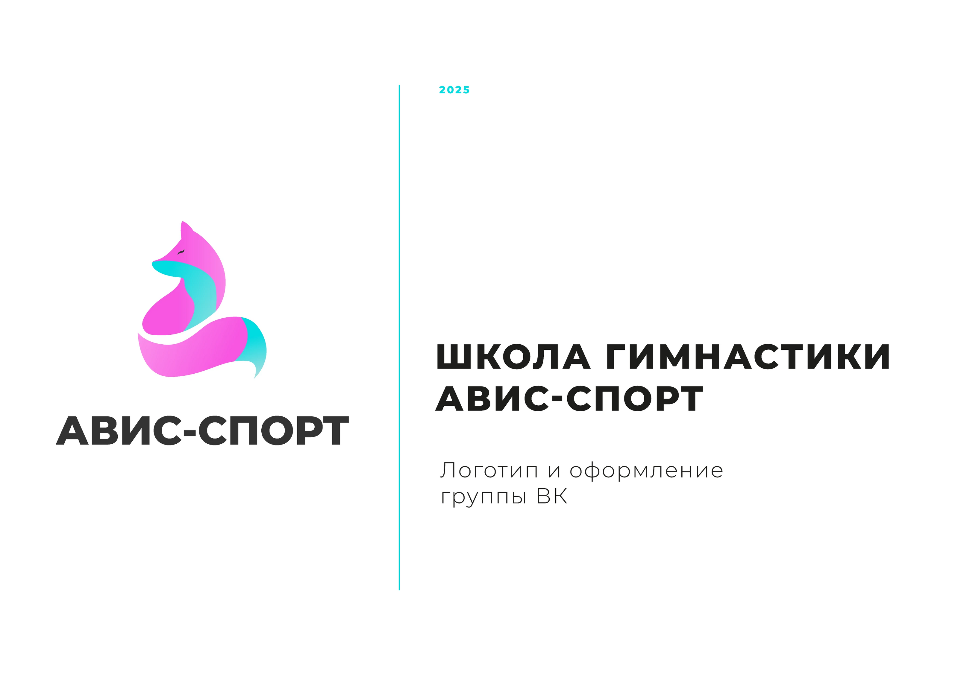 Логотип и оформление группы ВК для школы гимнастики — Изображение №1 — Брендинг, Графика на Dprofile