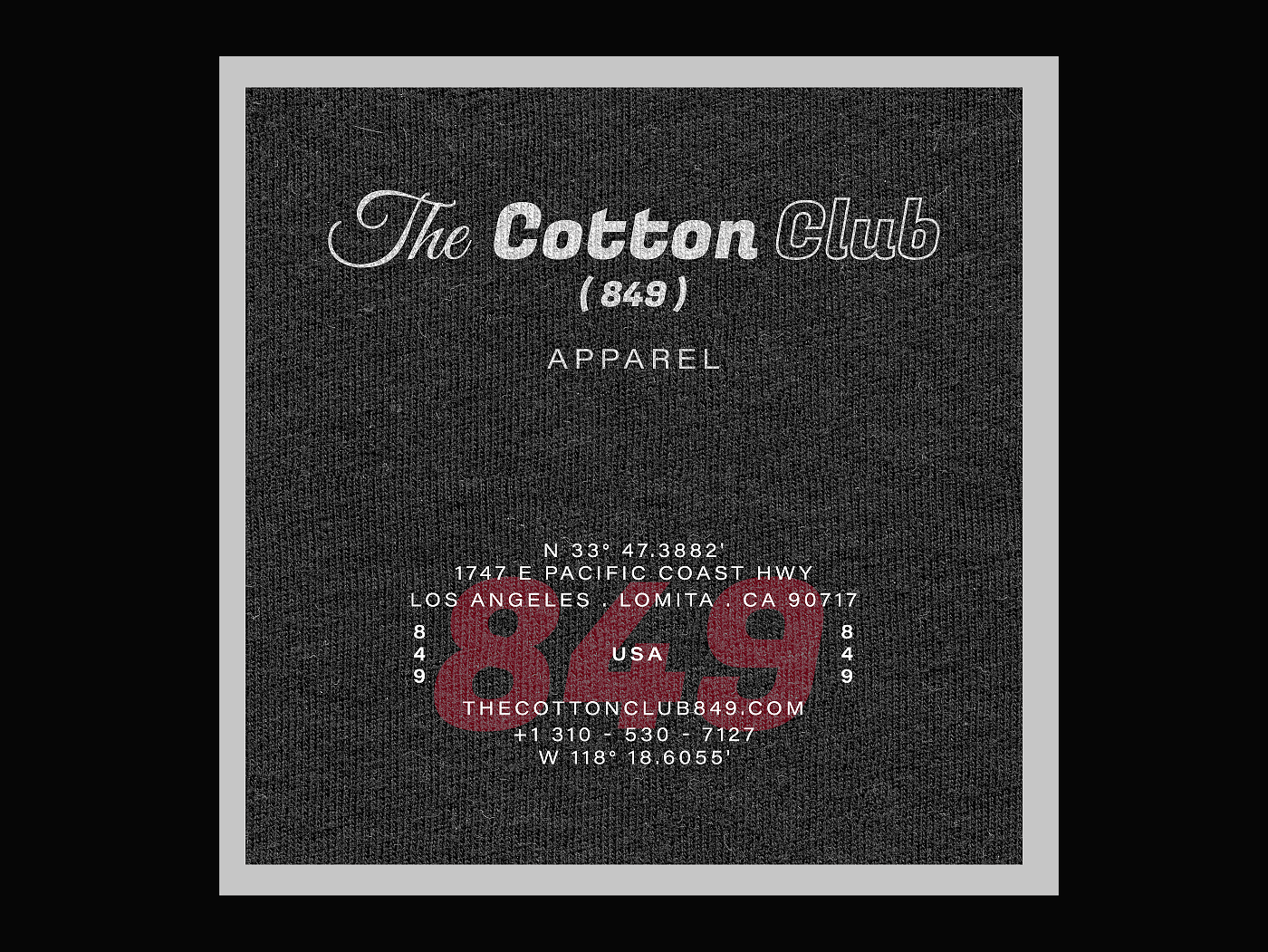 The Cotton Club 849 — Изображение №8 — Брендинг, Графика на Dprofile