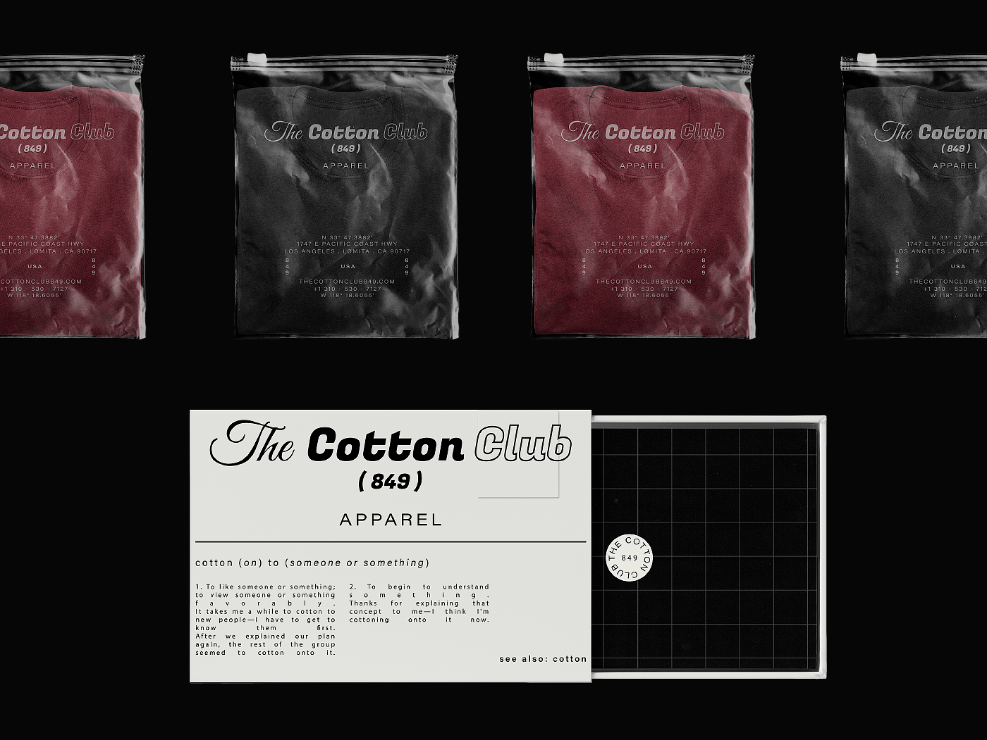 The Cotton Club 849 — Изображение №4 — Брендинг, Графика на Dprofile