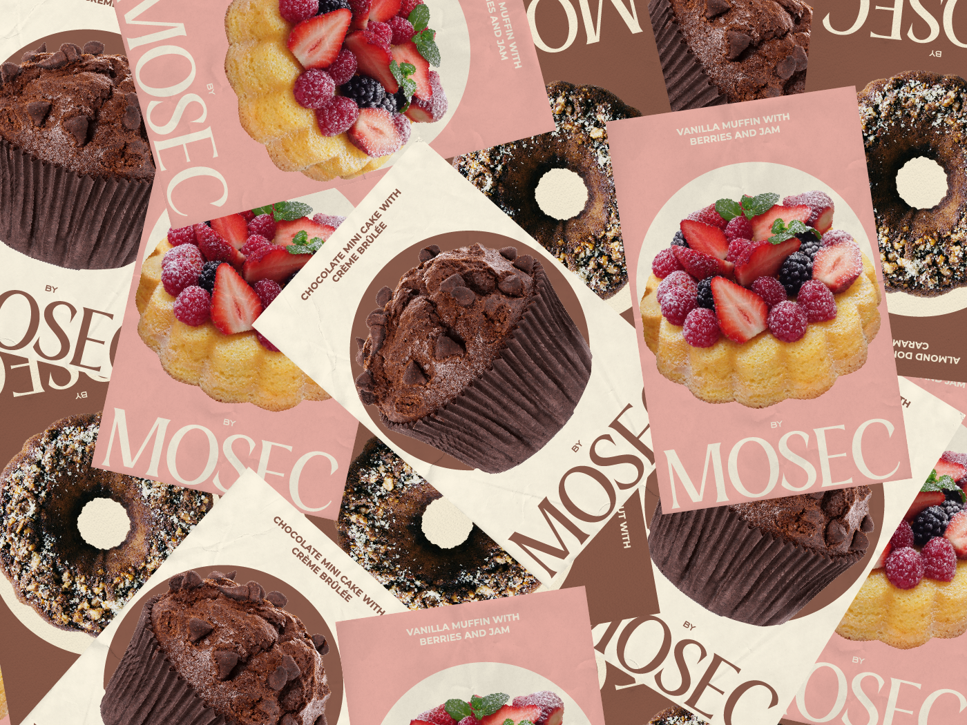 by Mosec patisserie — Изображение №3 — Брендинг, Графика на Dprofile