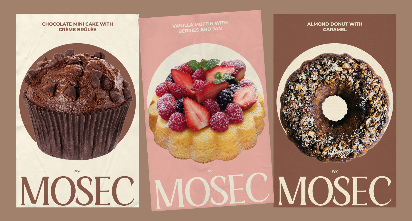 by Mosec patisserie — Изображение №9 — Брендинг, Графика на Dprofile