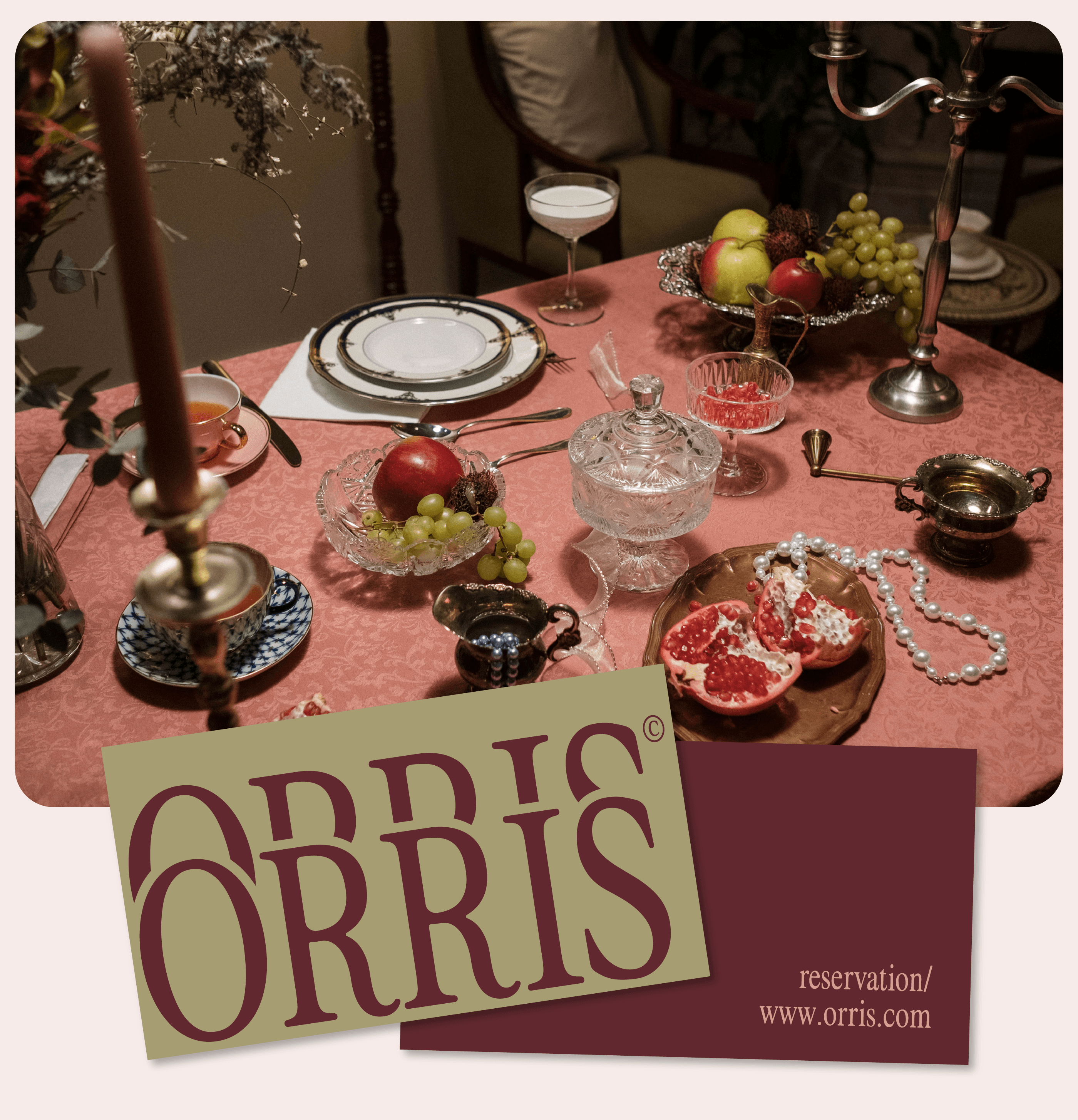 ORRIS Cocktail Bar — Изображение №4 — Брендинг, Графика на Dprofile