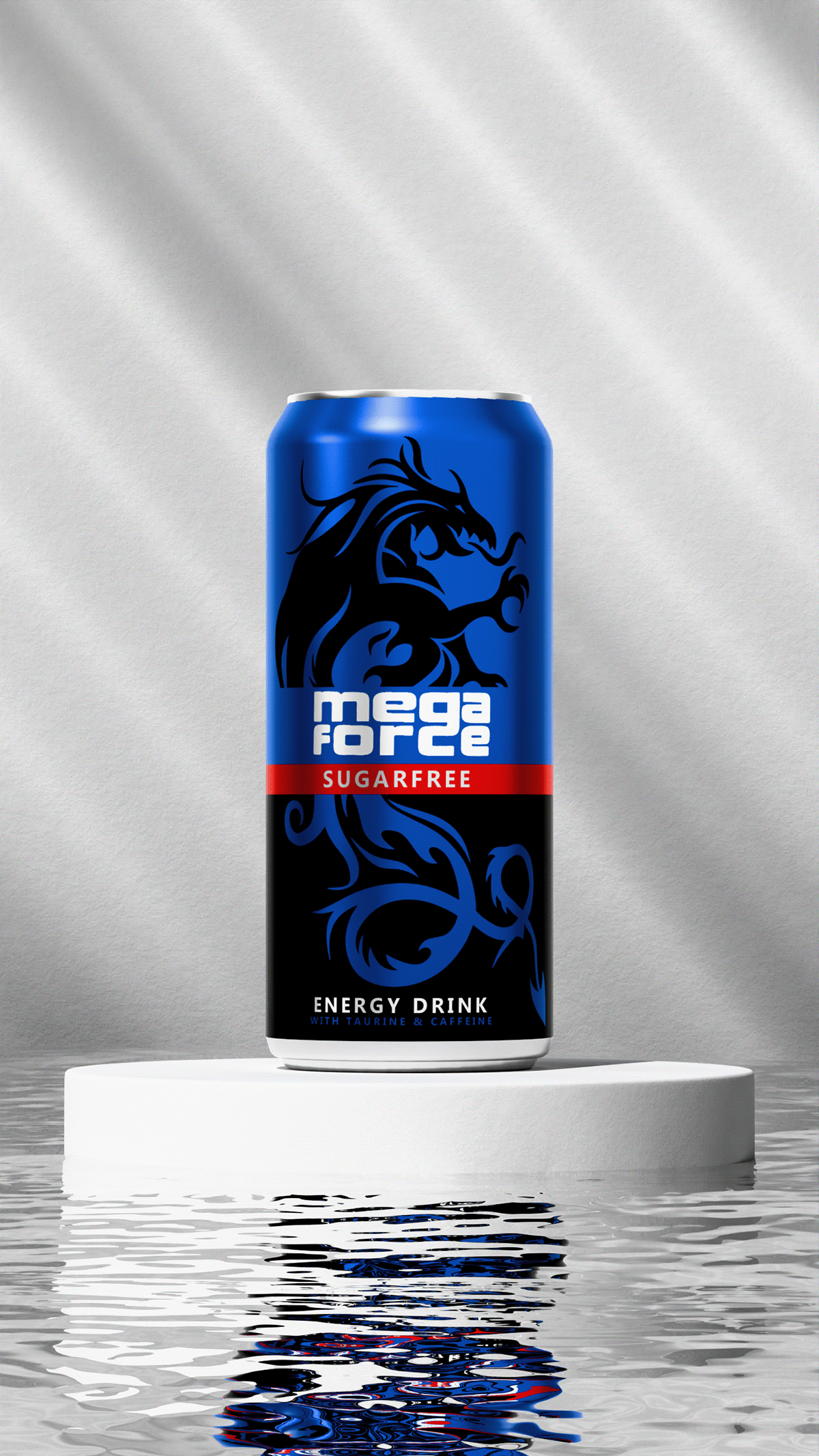 Mega Force | Energy drink can — Изображение №3 — 3D, Анимация на Dprofile