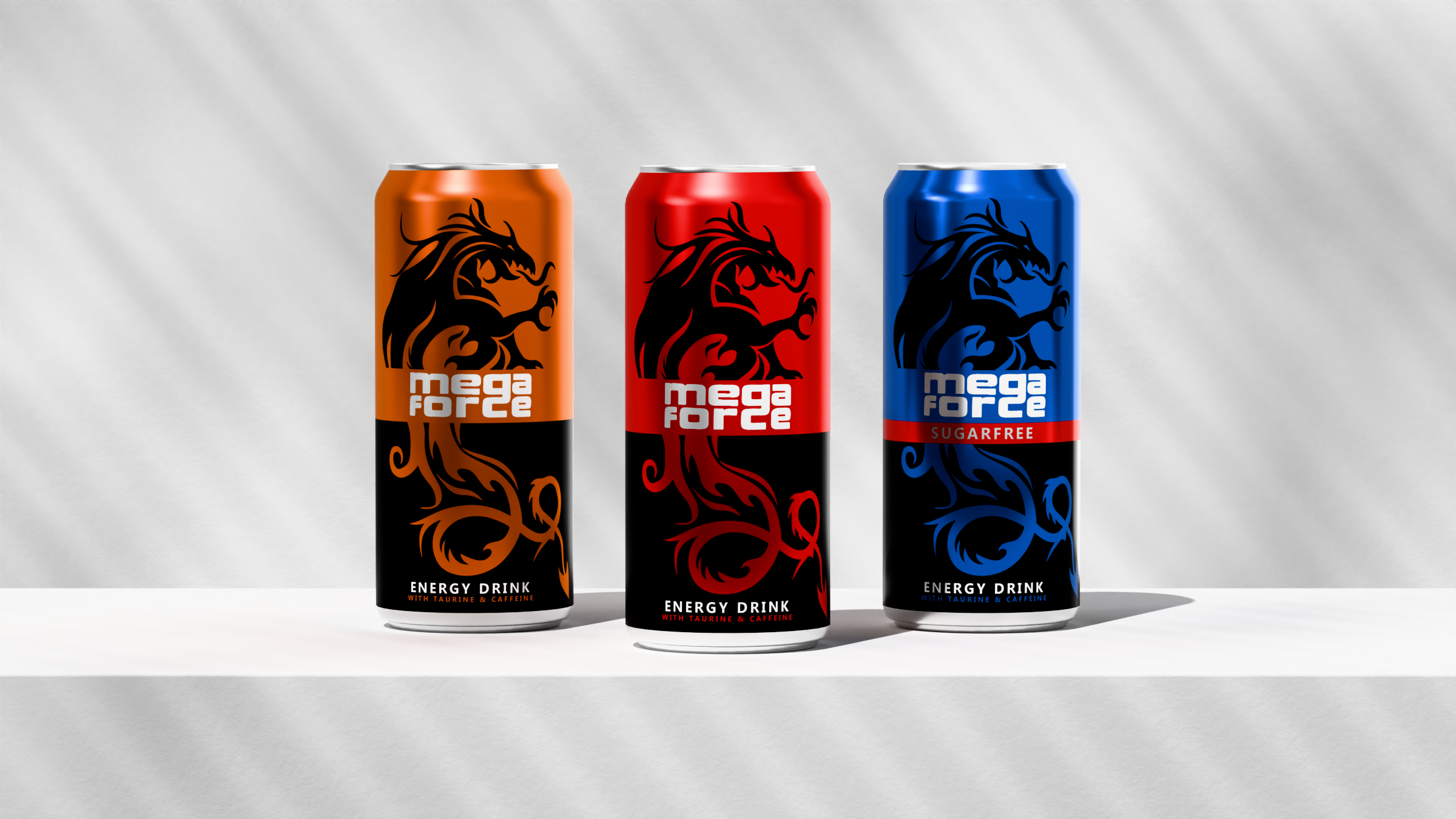 Mega Force | Energy drink can — Изображение №1 — 3D, Анимация на Dprofile
