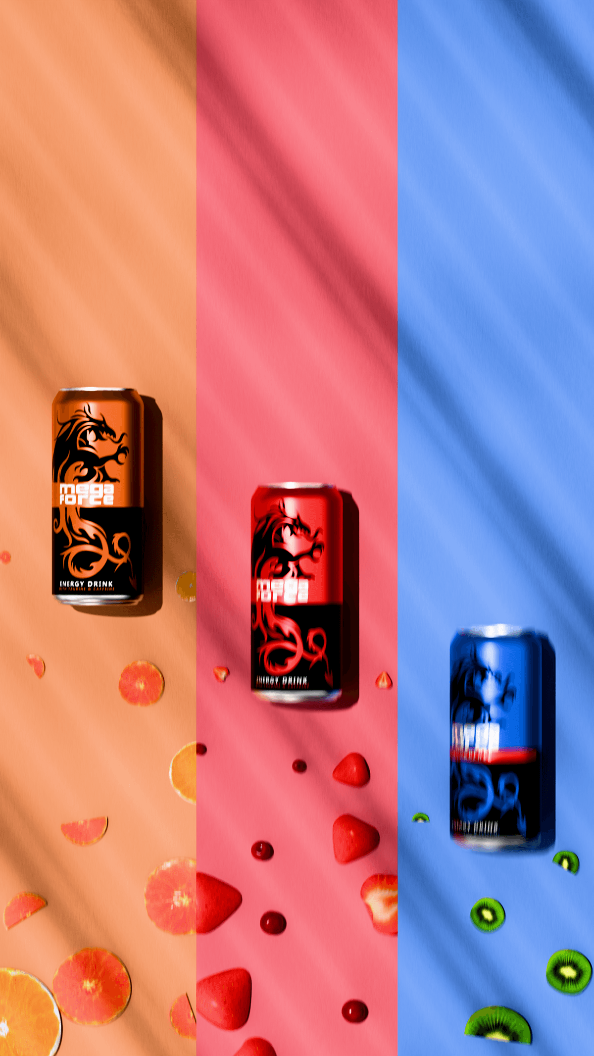 Mega Force | Energy drink can — Изображение №14 — 3D, Анимация на Dprofile