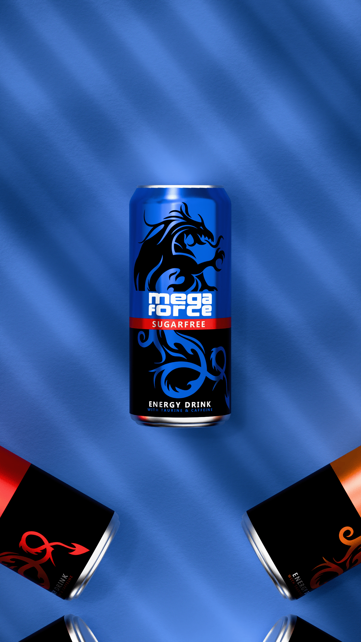 Mega Force | Energy drink can — Изображение №9 — 3D, Анимация на Dprofile