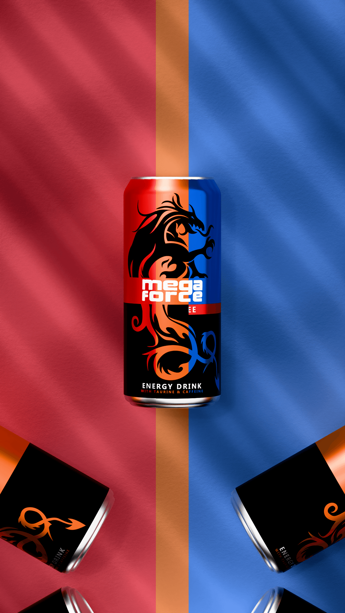 Mega Force | Energy drink can — Изображение №11 — 3D, Анимация на Dprofile