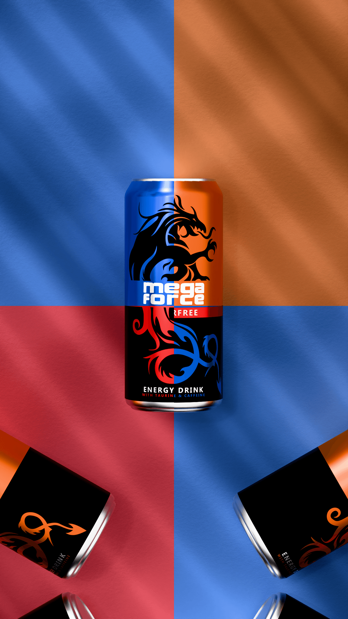 Mega Force | Energy drink can — Изображение №13 — 3D, Анимация на Dprofile