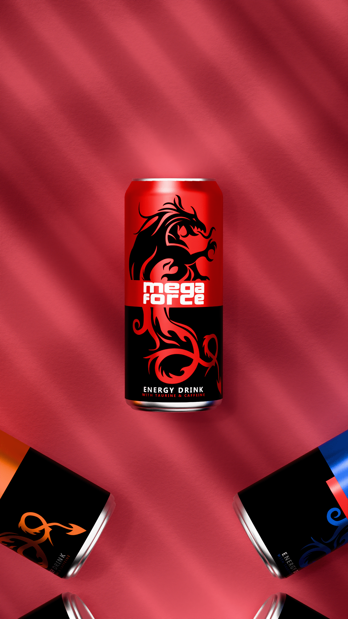 Mega Force | Energy drink can — Изображение №8 — 3D, Анимация на Dprofile