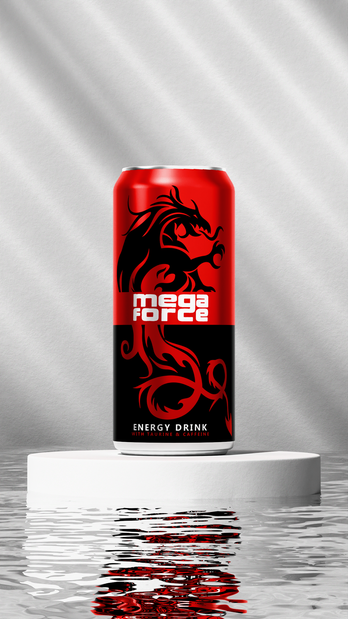 Mega Force | Energy drink can — Изображение №2 — 3D, Анимация на Dprofile
