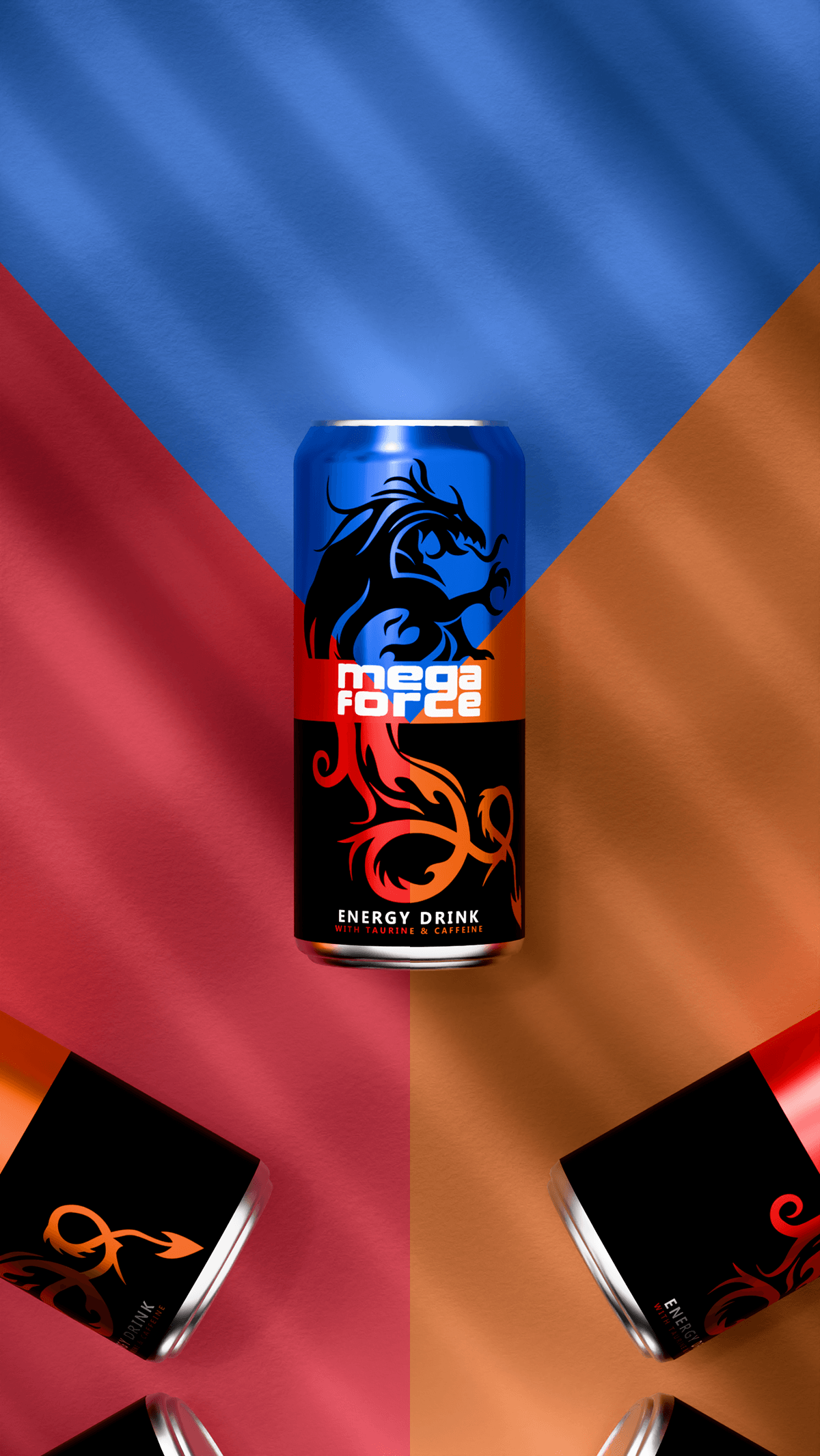 Mega Force | Energy drink can — Изображение №12 — 3D, Анимация на Dprofile