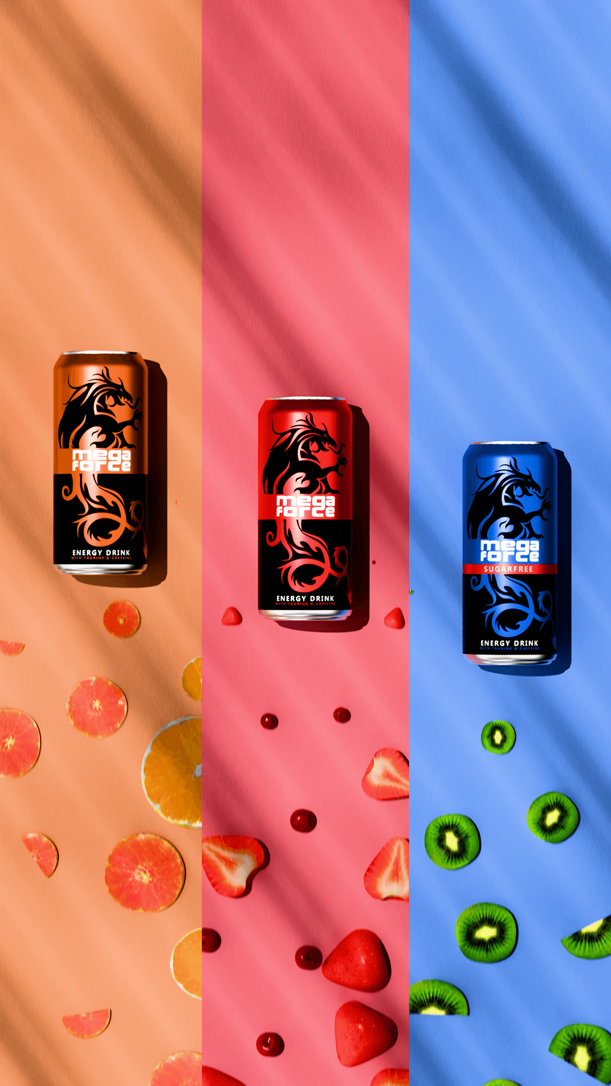 Mega Force | Energy drink can — Изображение №15 — 3D, Анимация на Dprofile