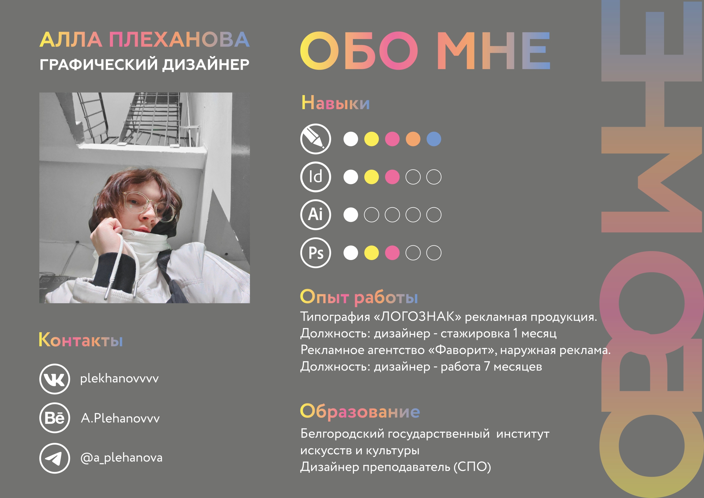 PORTFOLIO l ГРАФ.ДИЗАЙН — Изображение №2 — Графика на Dprofile