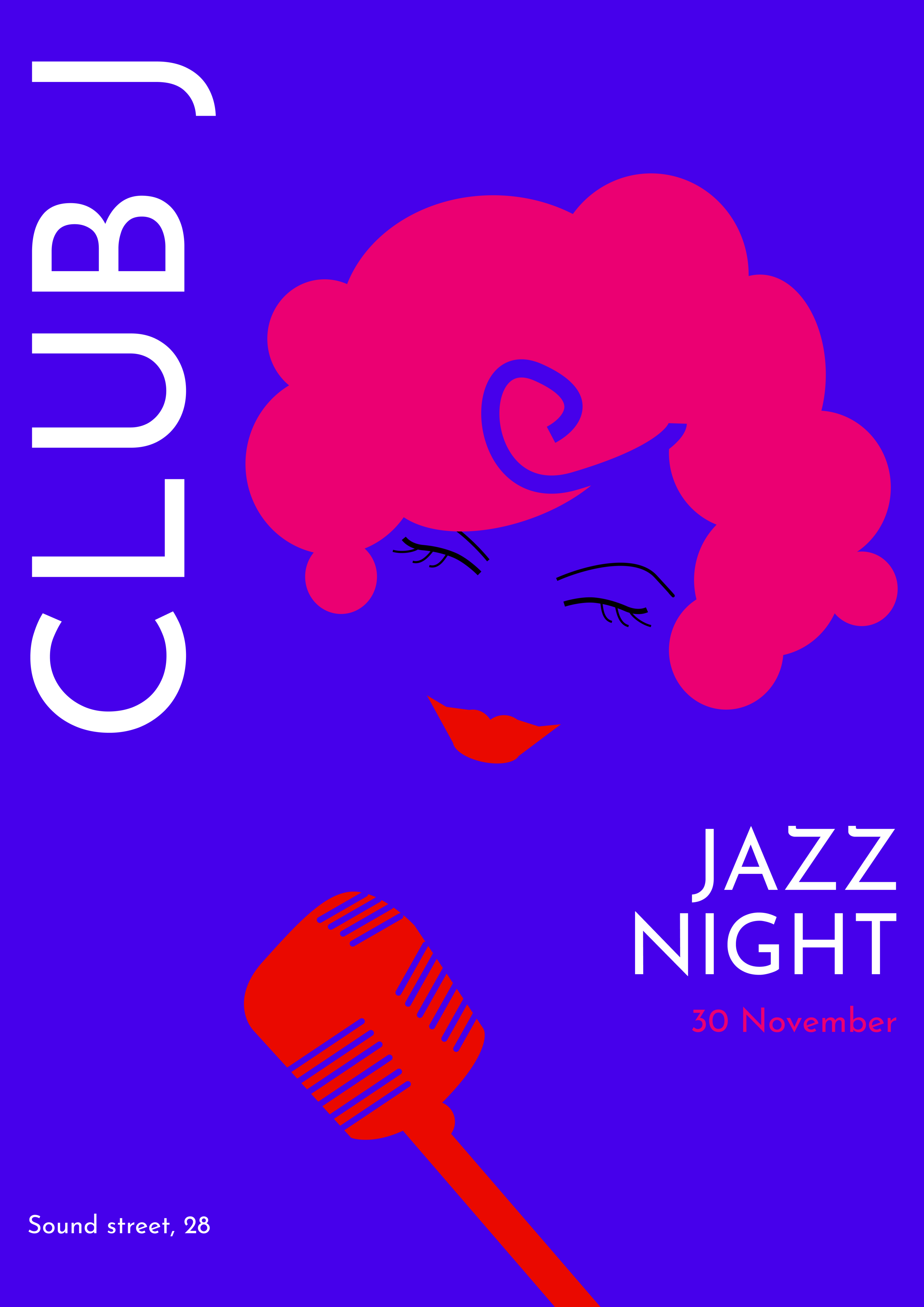 Poster Jazz Night - Coloristic — Изображение №6 — Графика, Маркетинг на Dprofile