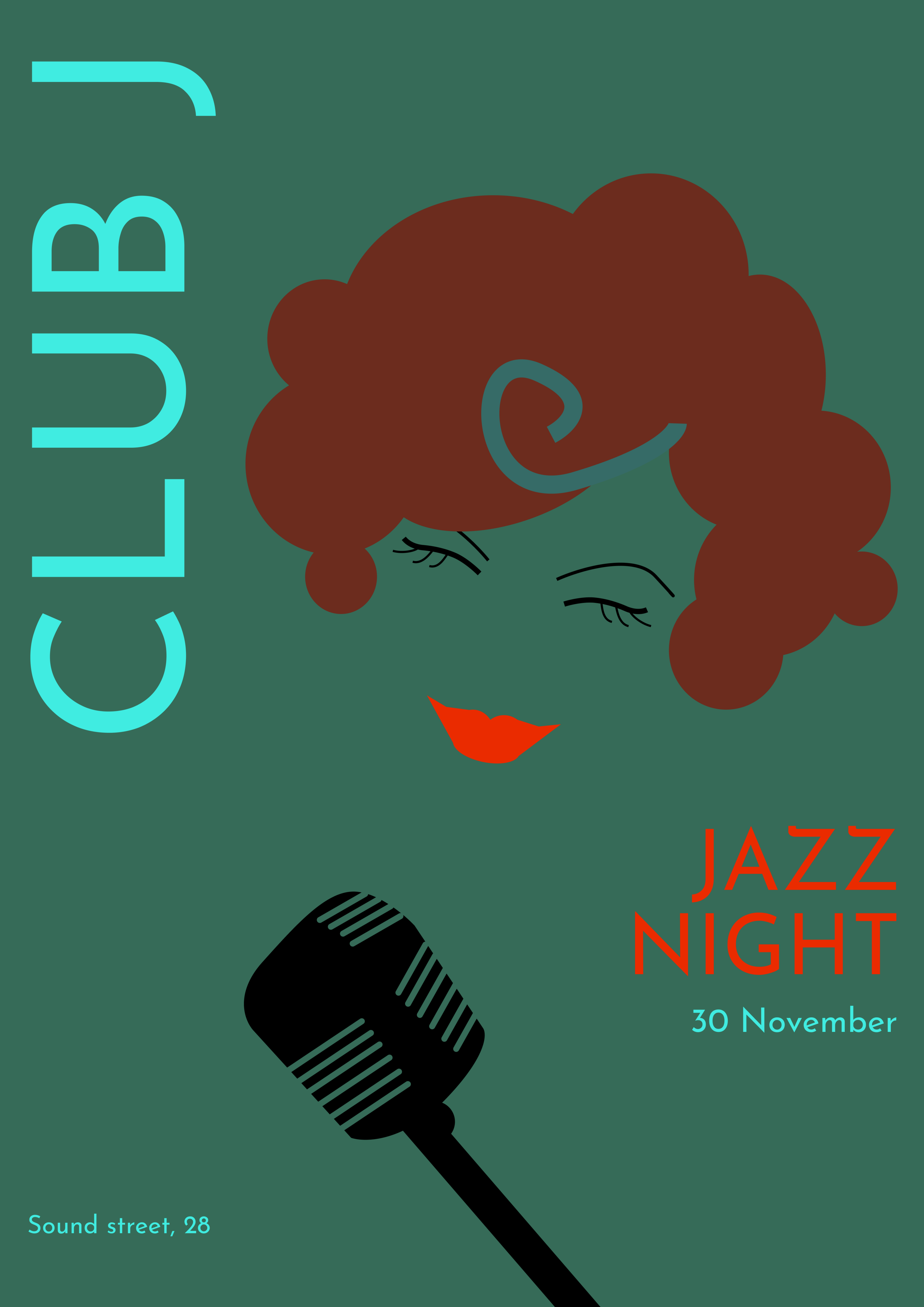 Poster Jazz Night - Coloristic — Изображение №4 — Графика, Маркетинг на Dprofile