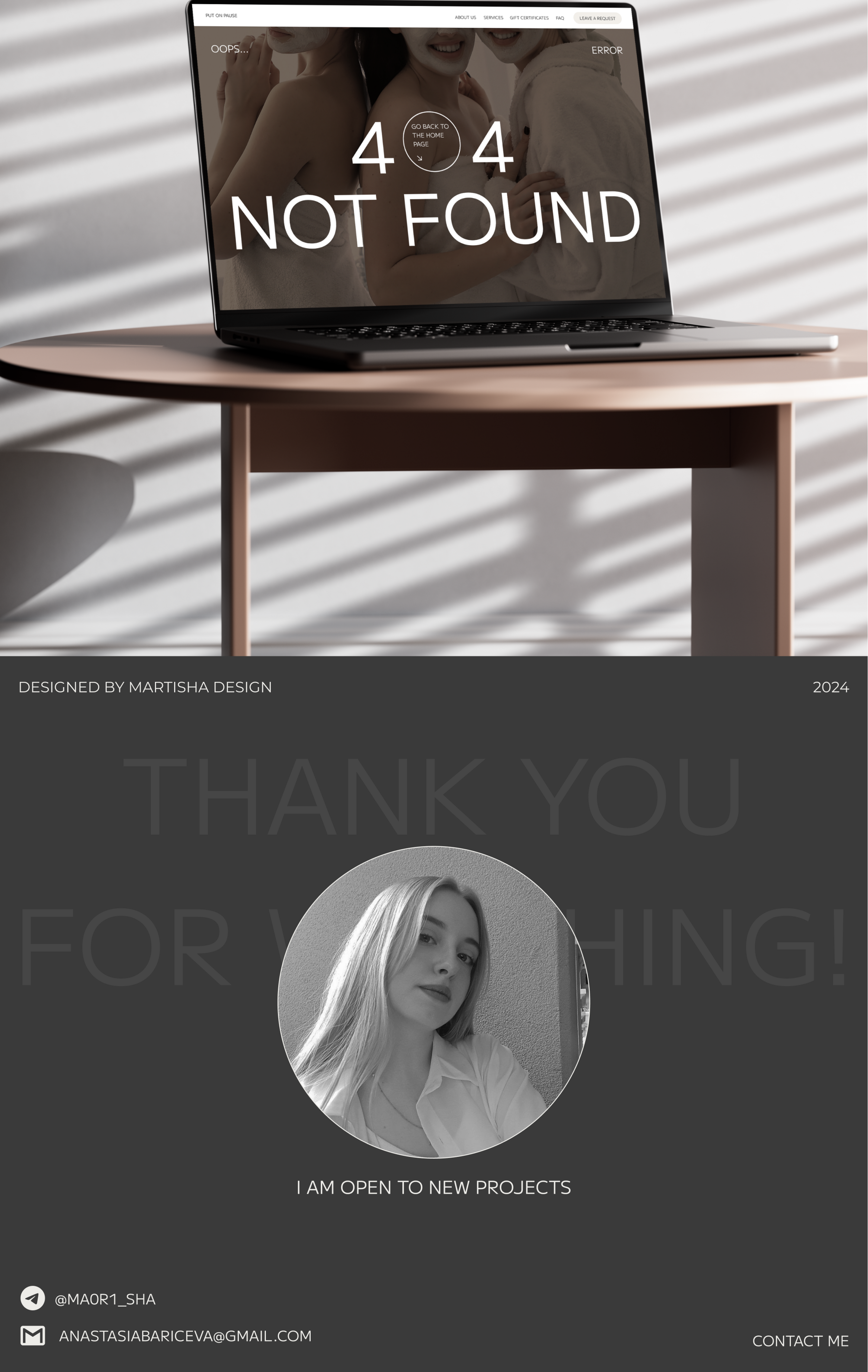 PUT ON PAUSE SPA / website — Изображение №10 — Интерфейсы, Брендинг на Dprofile