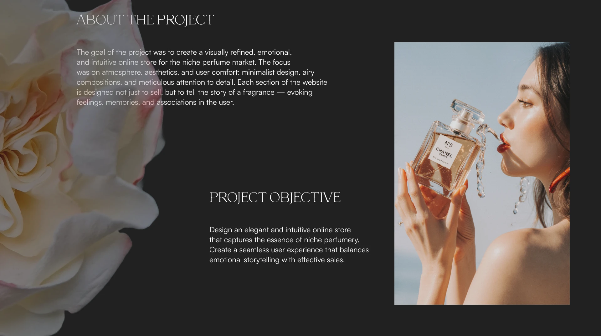Fleurée online perfume store — Изображение №2 — Интерфейсы на Dprofile