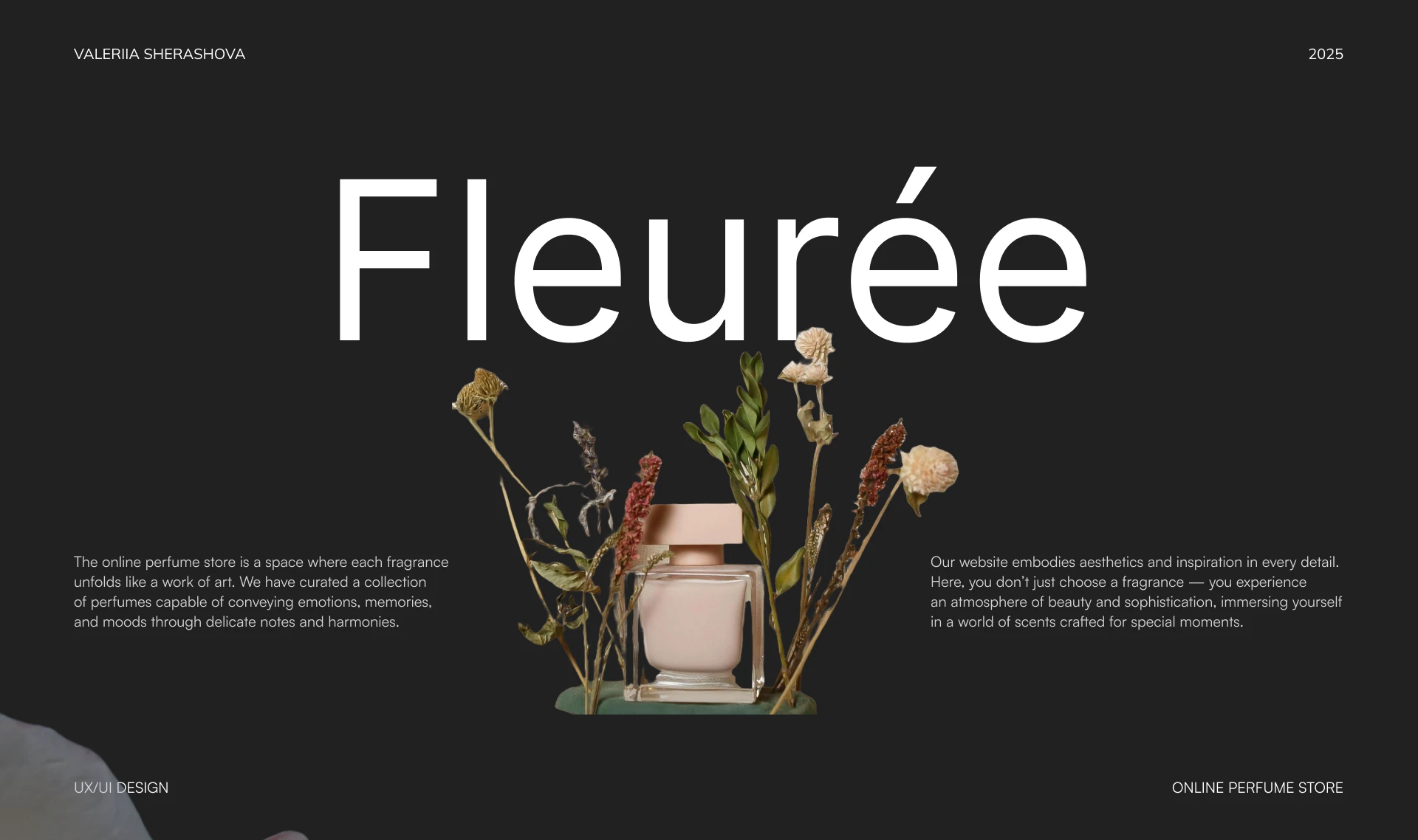 Fleurée online perfume store — Изображение №1 — Интерфейсы на Dprofile