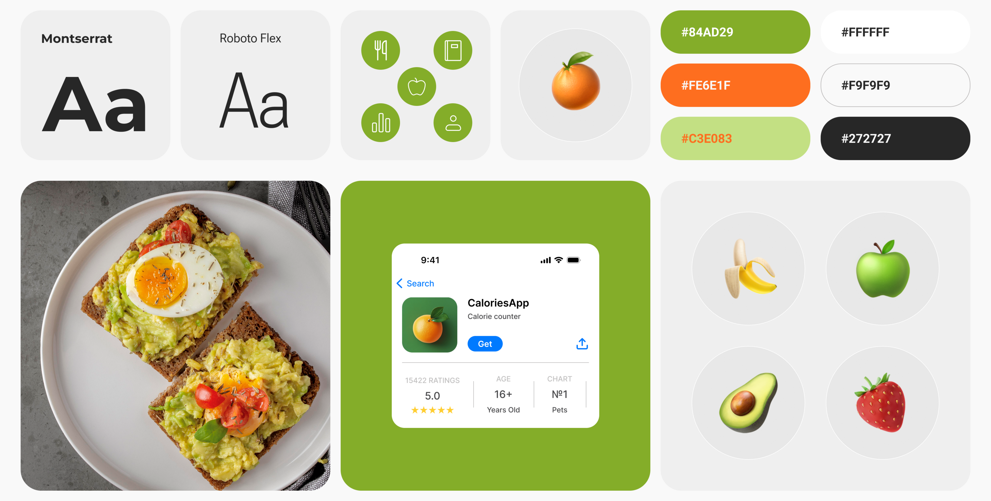 CaloriesApp - мобильное приложение для подсчета калорий — Изображение №4 — Интерфейсы на Dprofile