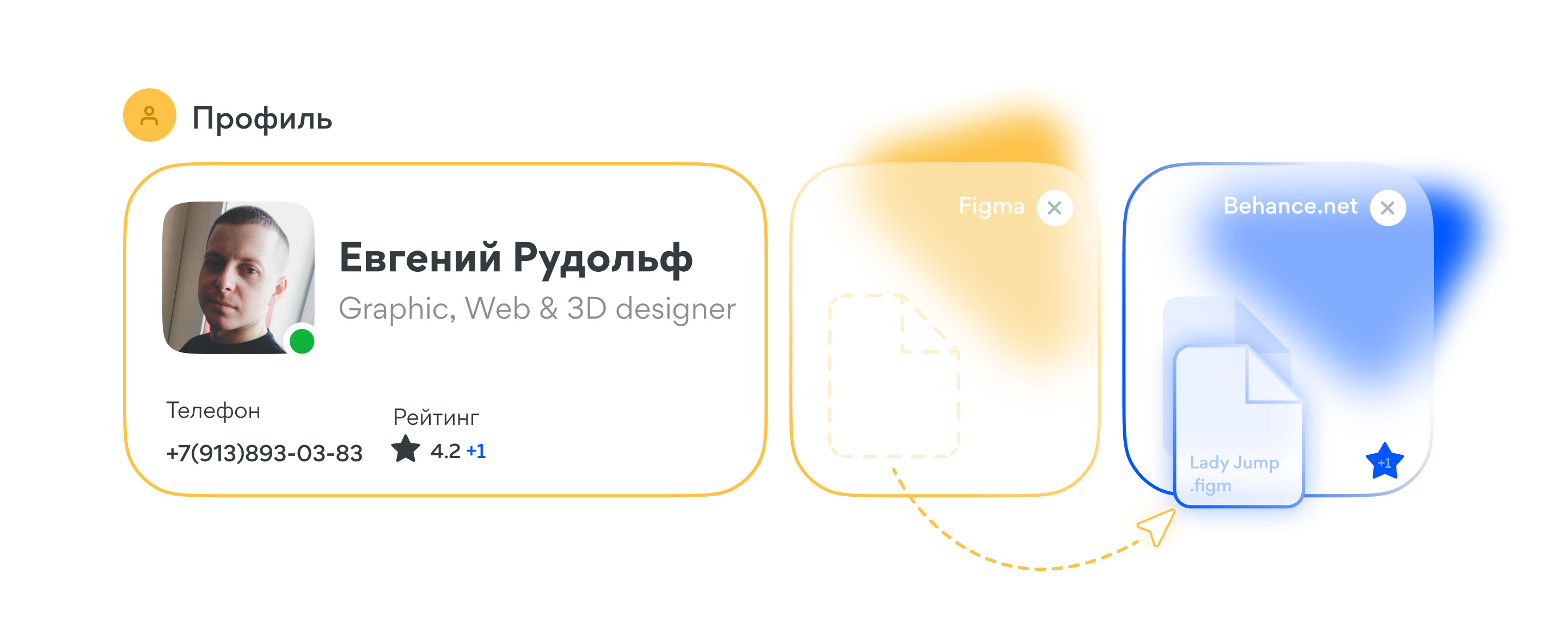 Lady Jump — Изображение №3 — Интерфейсы, Брендинг на Dprofile