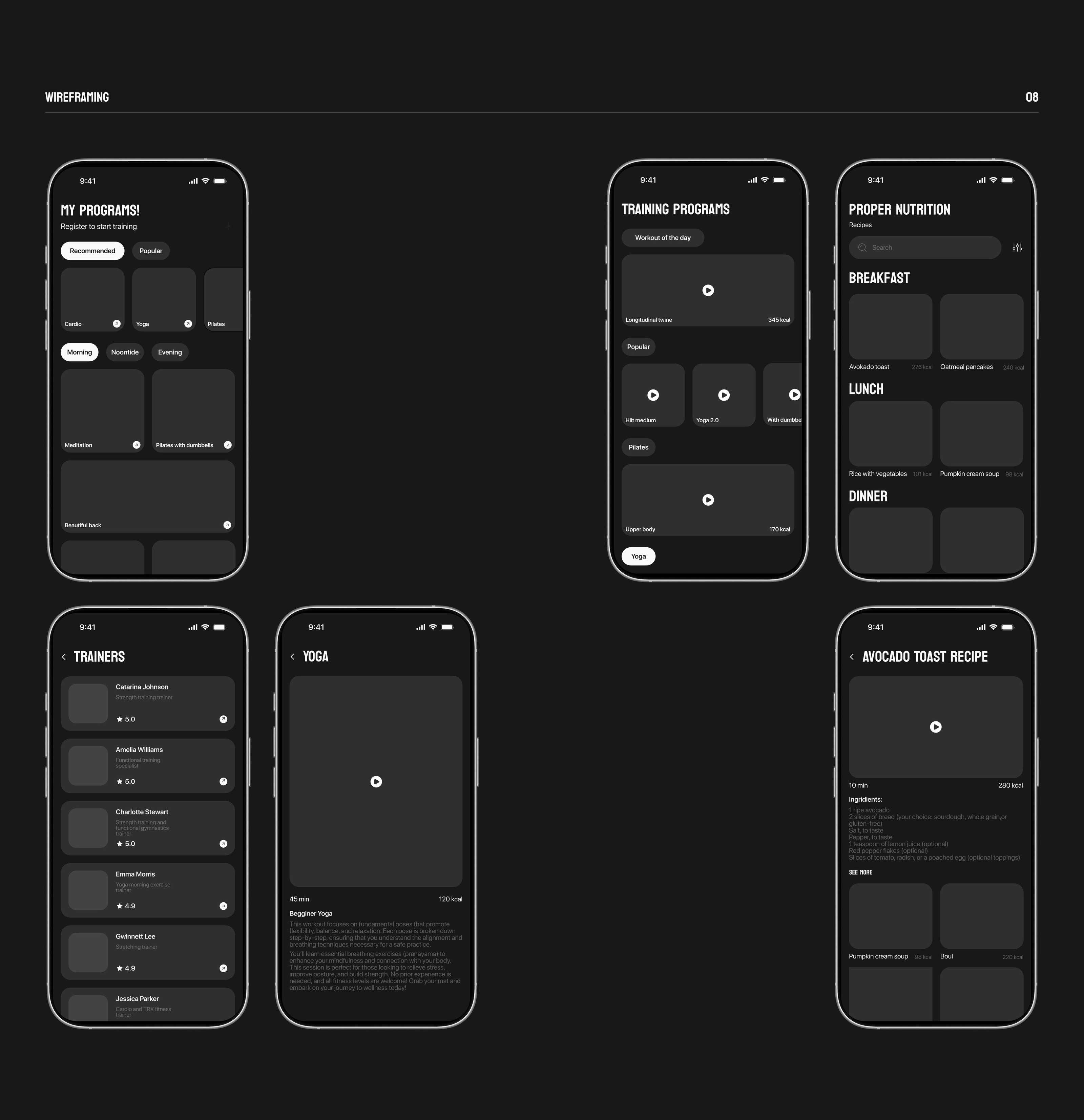 Fitness app mobile| UX\UI — Изображение №10 — Интерфейсы на Dprofile