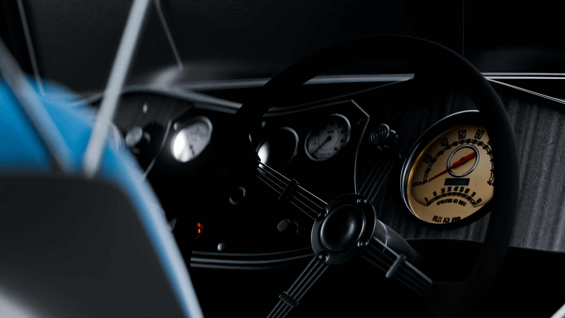 CGI MG T-type - retro sports car — Изображение №10 — 3D на Dprofile