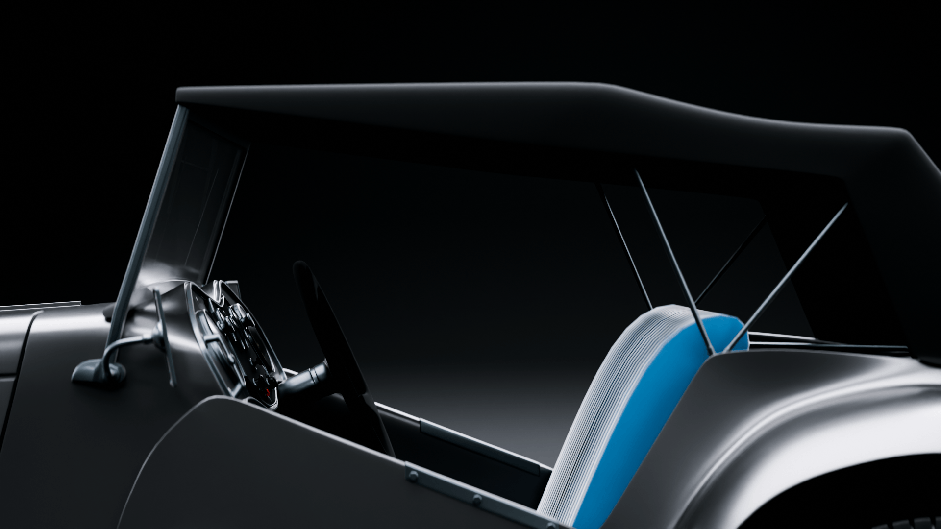 CGI MG T-type - retro sports car — Изображение №13 — 3D на Dprofile