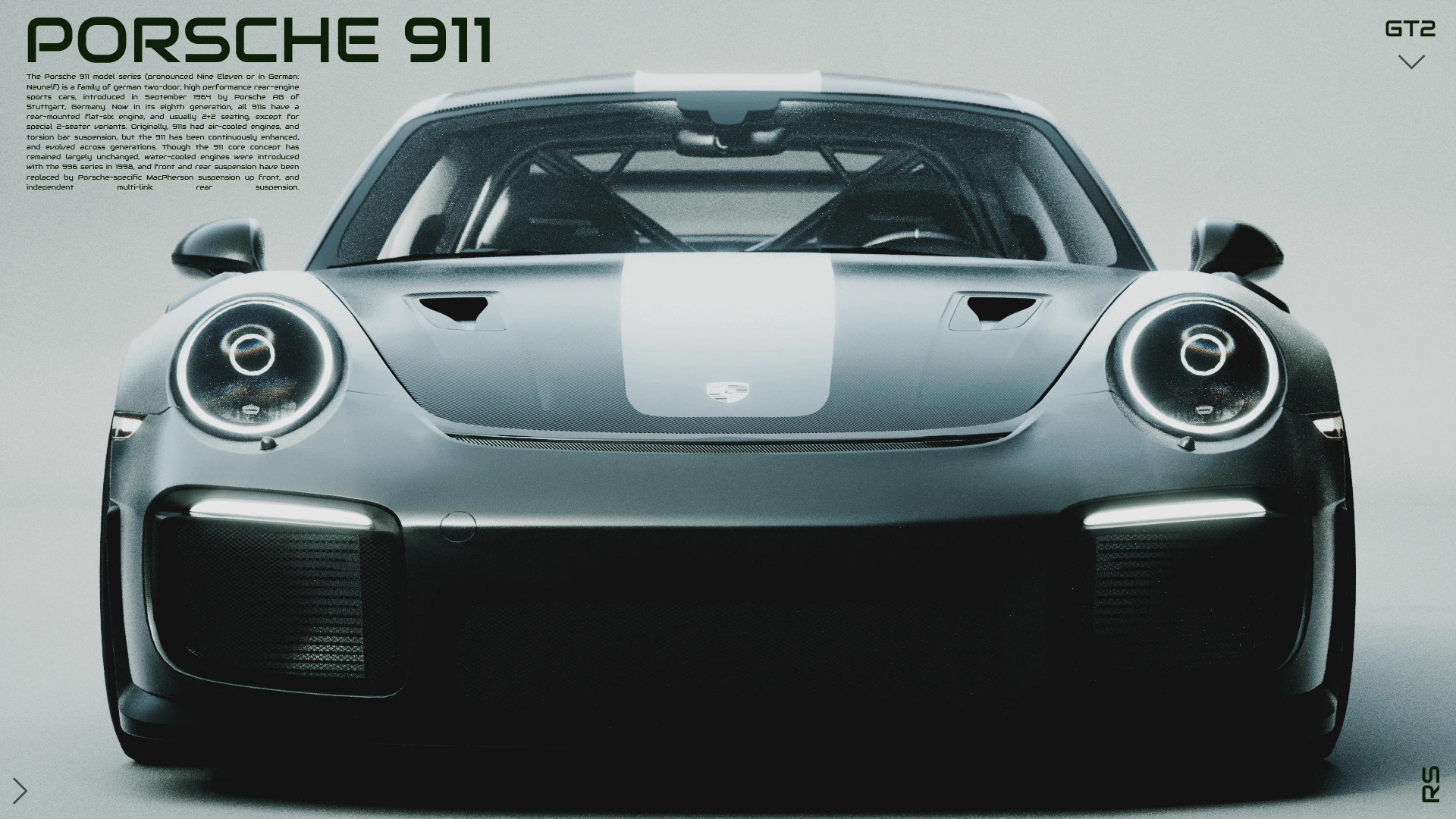 CGI PORSCHE 911 GT2 — Изображение №2 — 3D на Dprofile