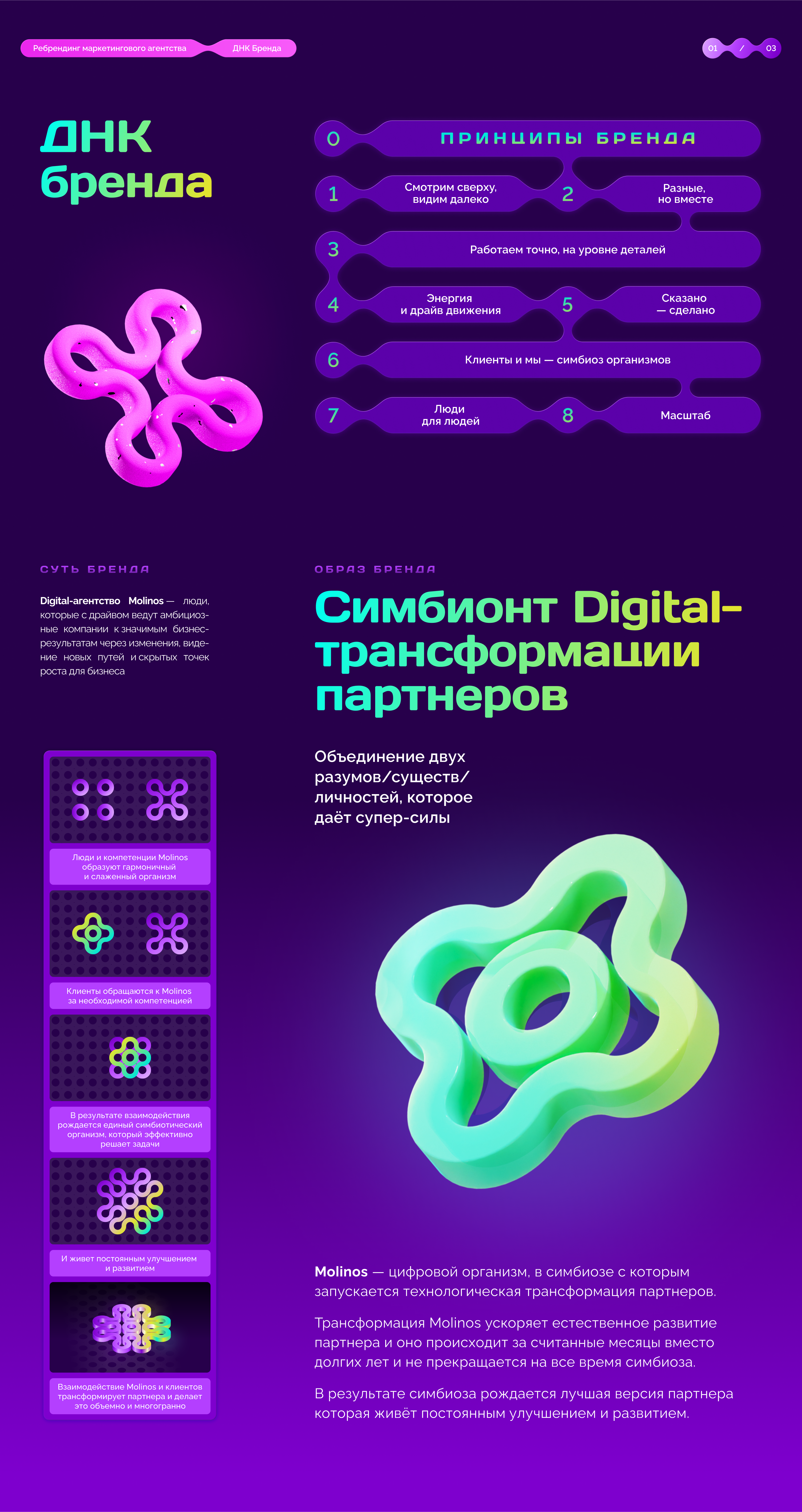 Molinos — Ребрендинг digital-агентства — Изображение №1 — Брендинг, Маркетинг на Dprofile