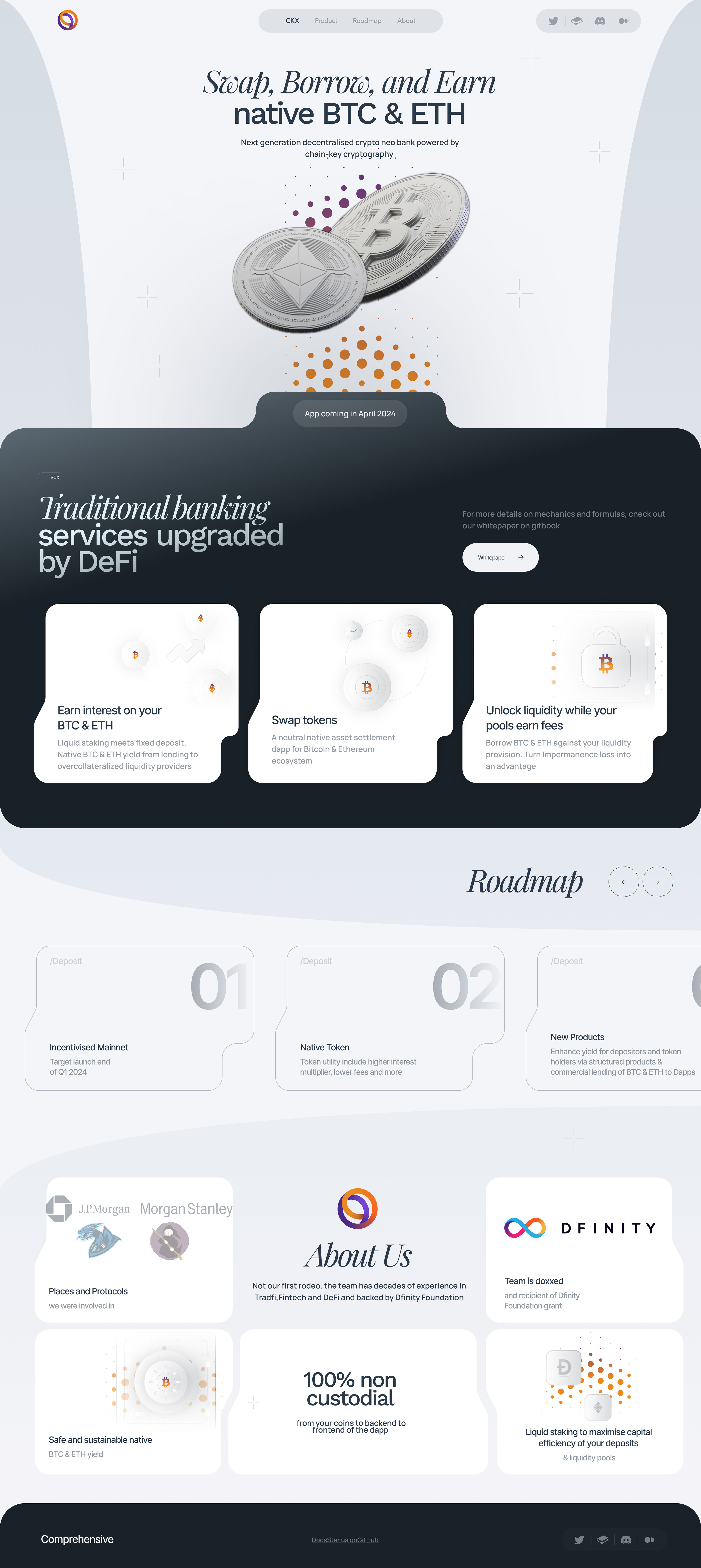 Crypto landing page - ChainKeyX — Изображение №3 — Интерфейсы, Брендинг на Dprofile