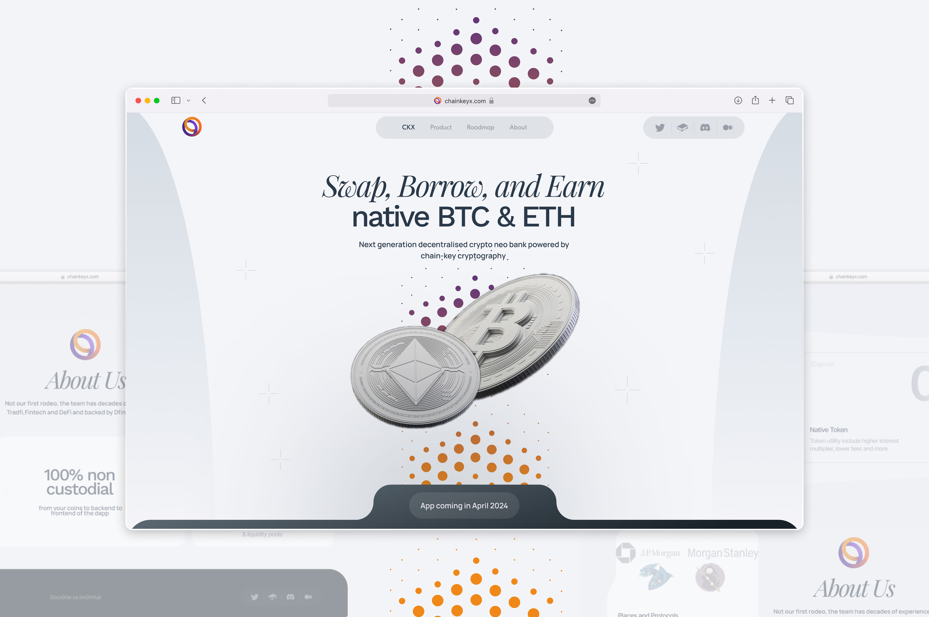 Crypto landing page - ChainKeyX — Изображение №1 — Интерфейсы, Брендинг на Dprofile