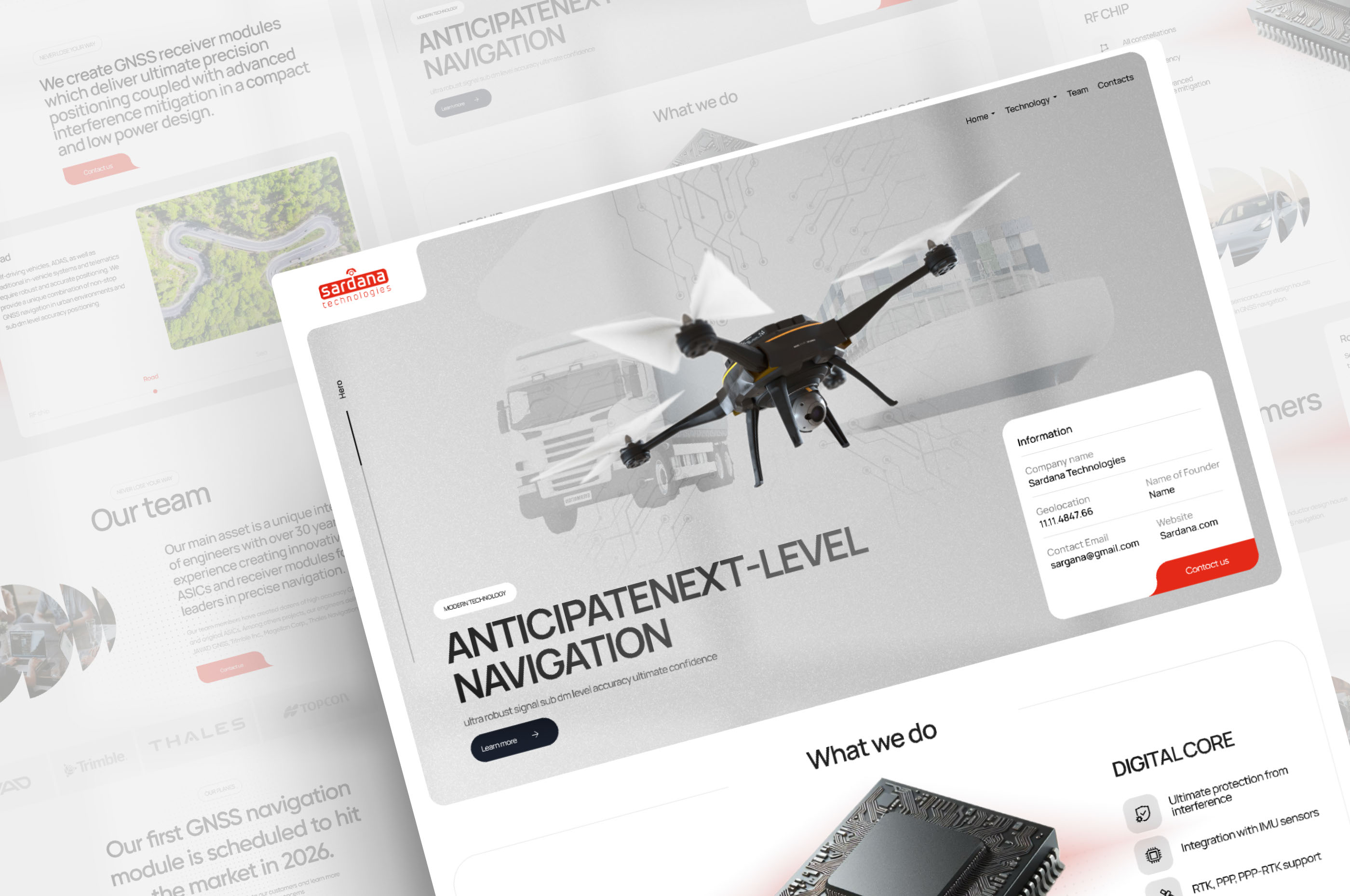 Web Design for Landing Page — Sardana — Изображение №1 — Интерфейсы, Брендинг на Dprofile
