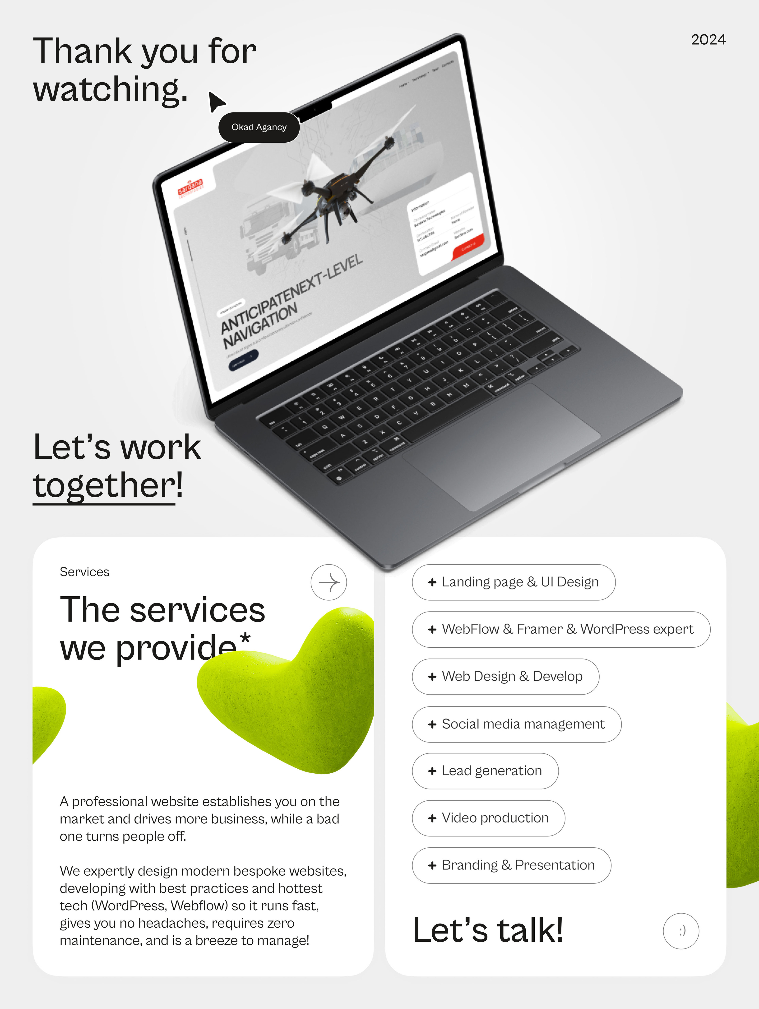 Web Design for Landing Page — Sardana — Изображение №4 — Интерфейсы, Брендинг на Dprofile