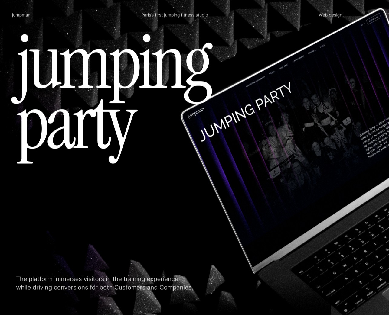 Jumpman: Website for Fitness Studio & Sports Franchise — Интерфейсы, Брендинг на Dprofile
