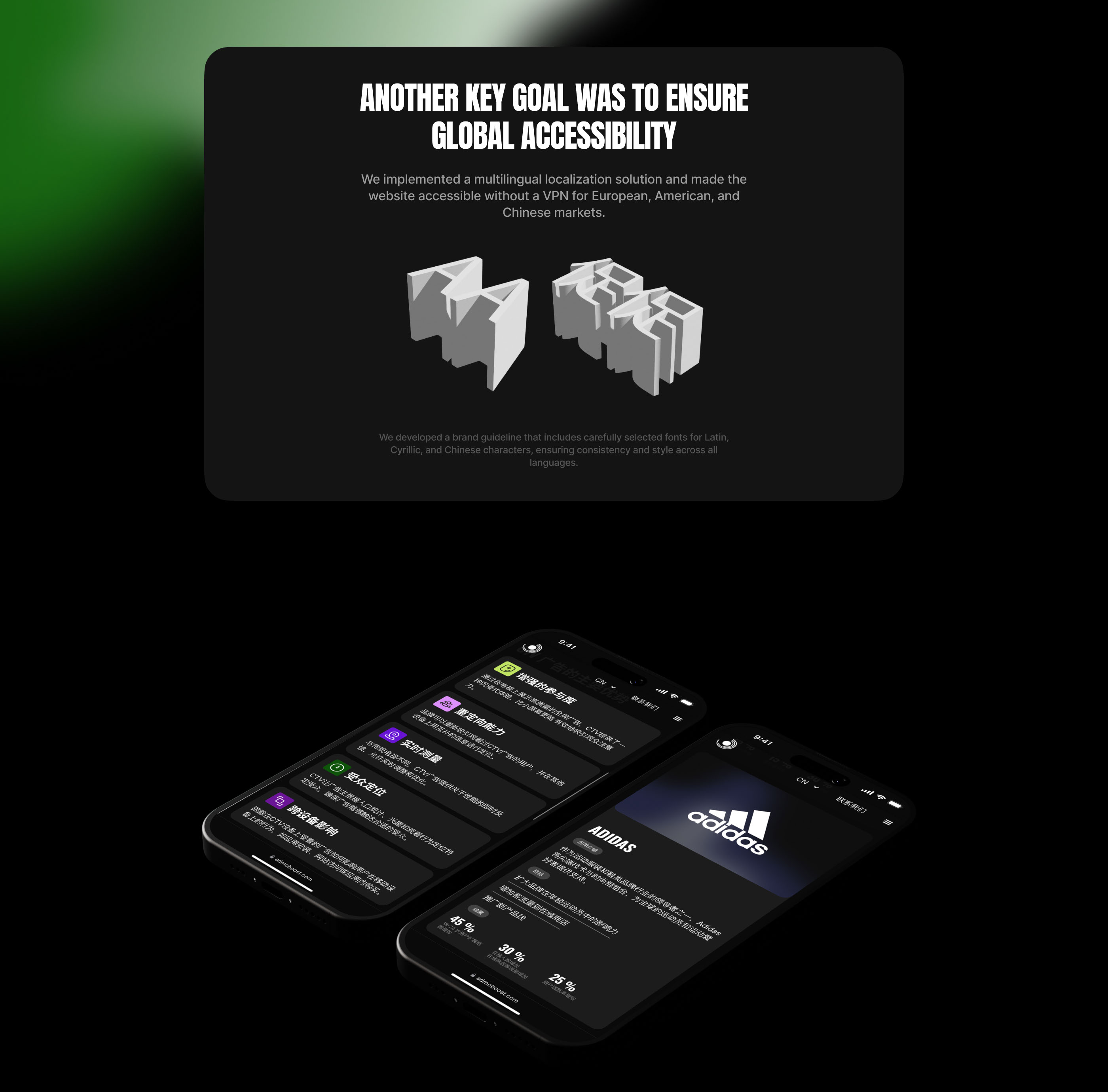 Moboost: Website Redesign for an AdTech Agency — Изображение №6 — Интерфейсы, Брендинг на Dprofile