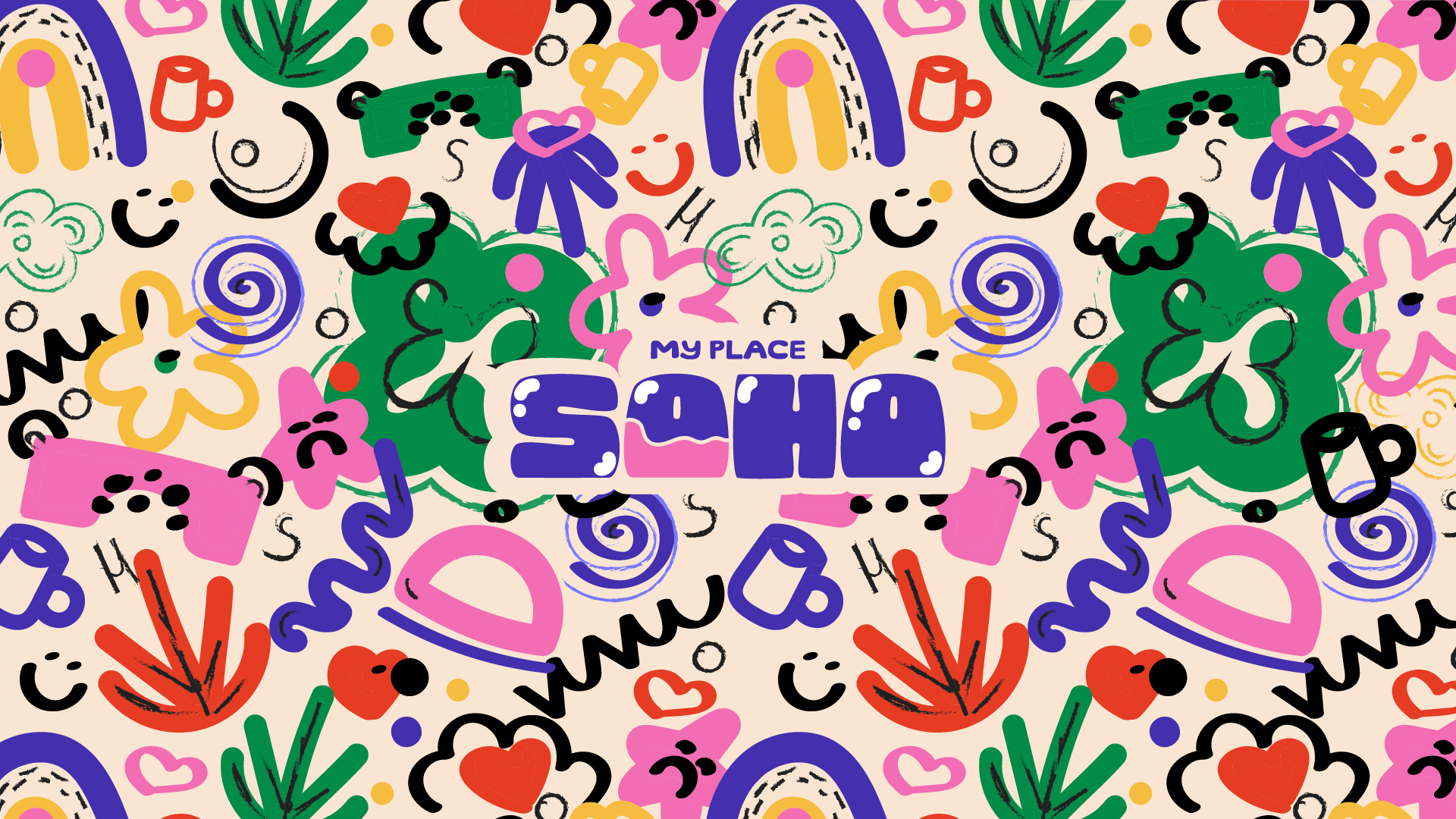 Логотип и фирменный стиль для кофейни "MY PLACE SOHO" — Изображение №1 — Брендинг, Графика на Dprofile