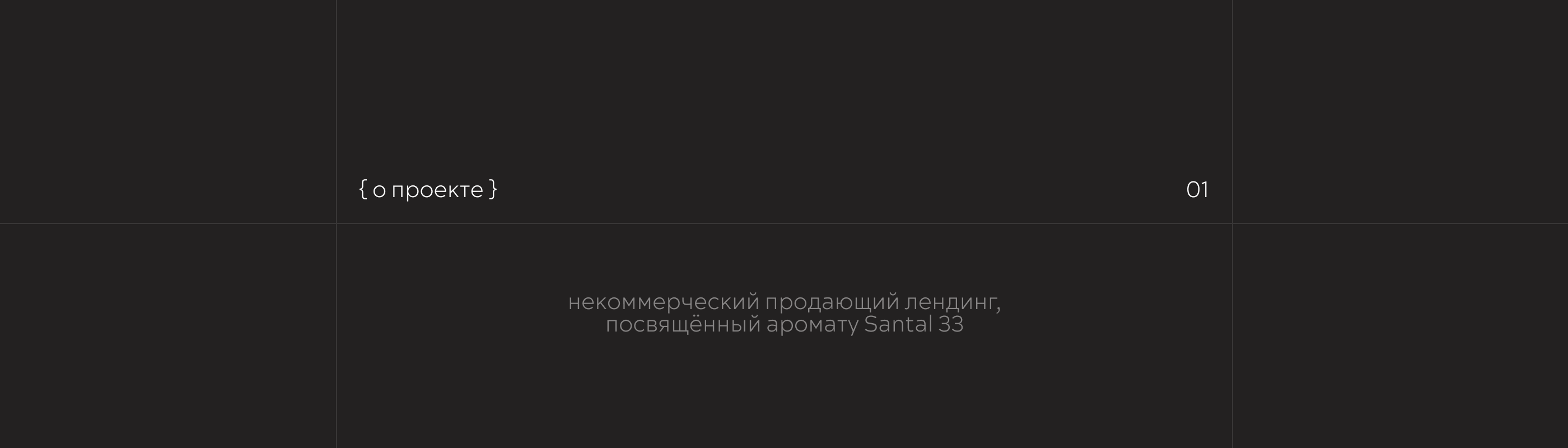 Landing page / Santal 33 / Web-design — Изображение №2 — Интерфейсы на Dprofile