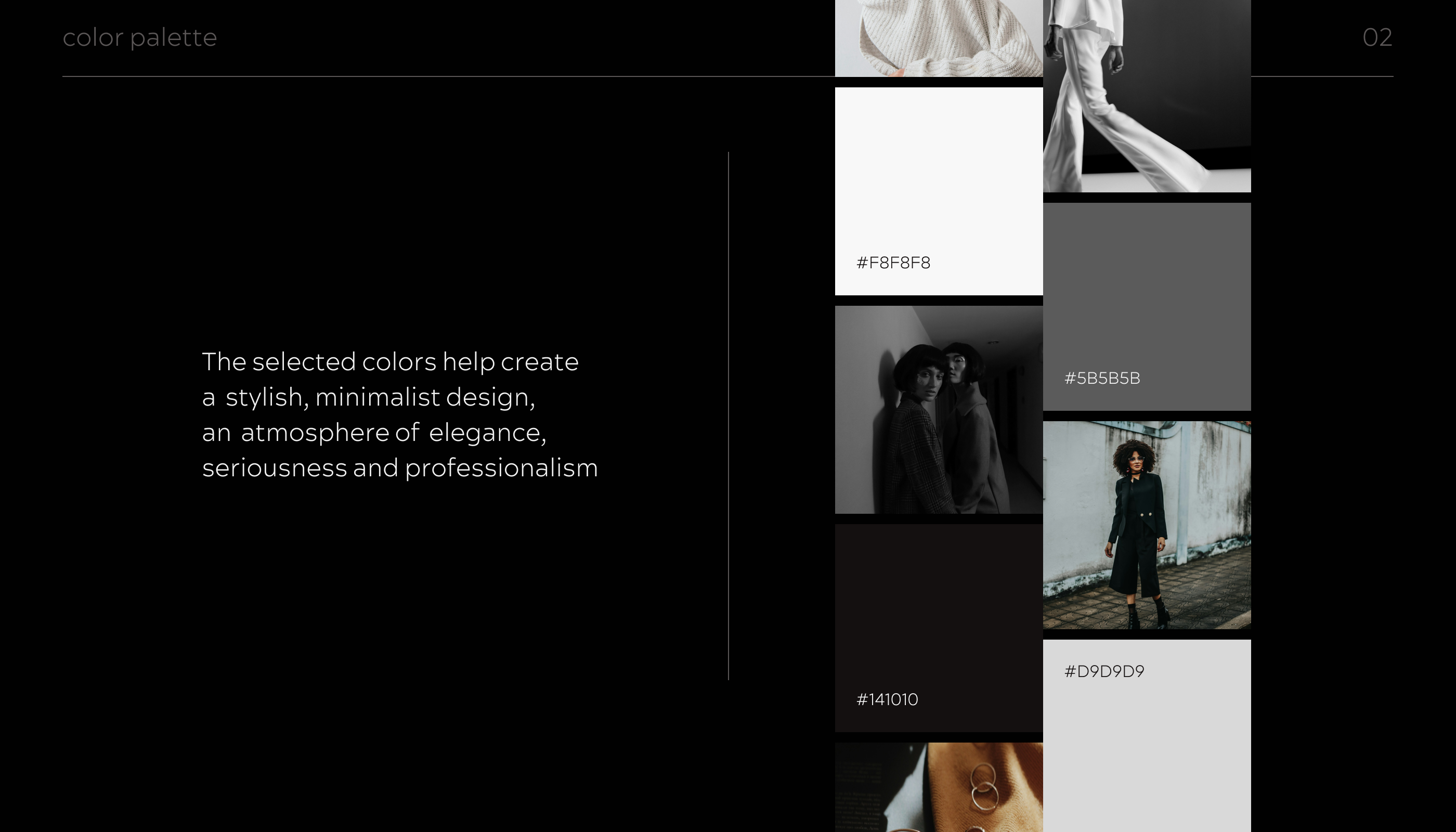 Landing page / Image agency Aesthetics / Web-design — Изображение №3 — Интерфейсы на Dprofile