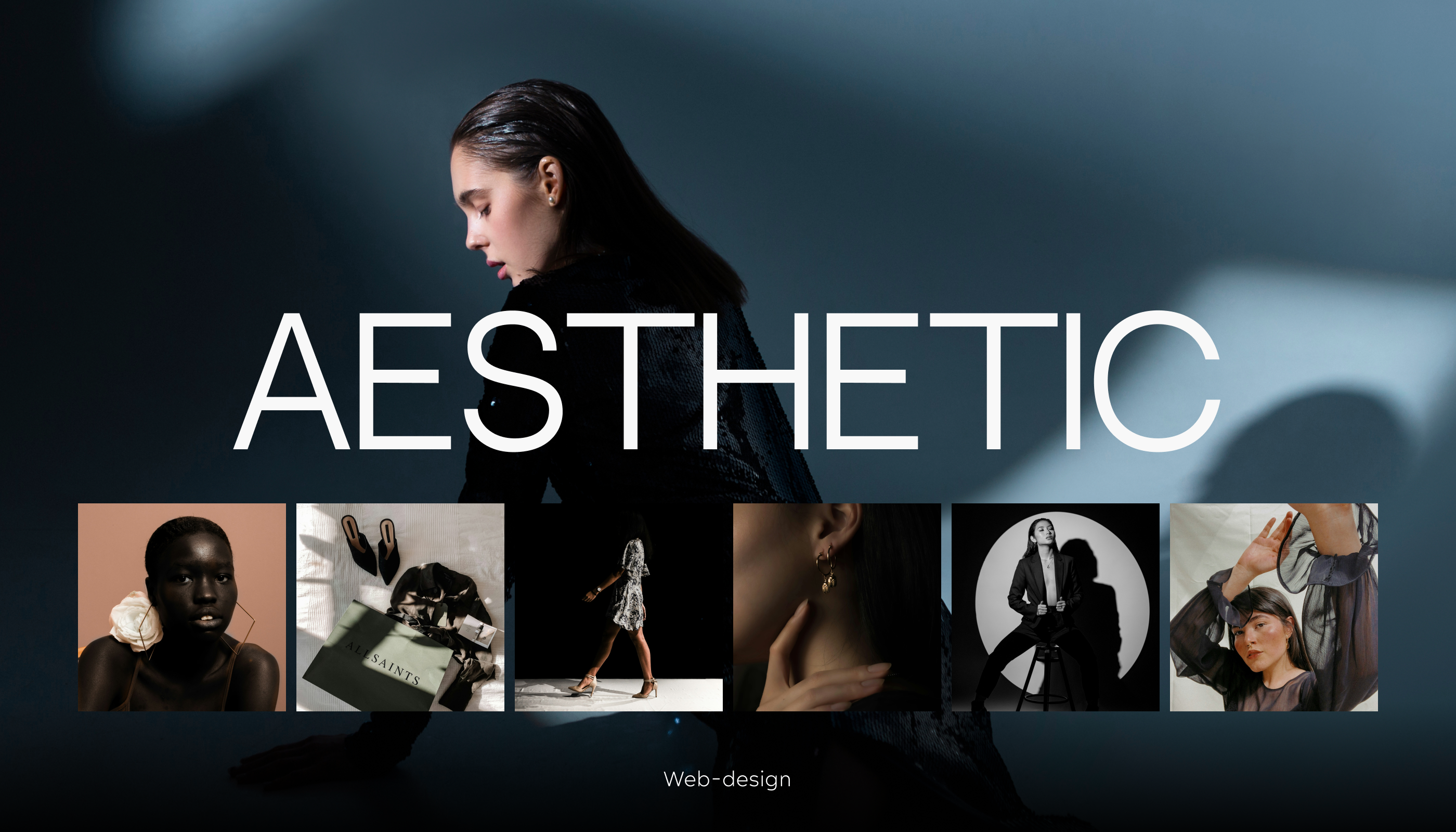 Landing page / Image agency Aesthetics / Web-design — Изображение №1 — Интерфейсы на Dprofile