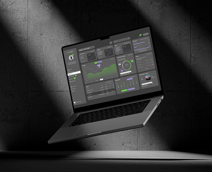 Dashboard / TravelTracker / Web-design — Интерфейсы на Dprofile