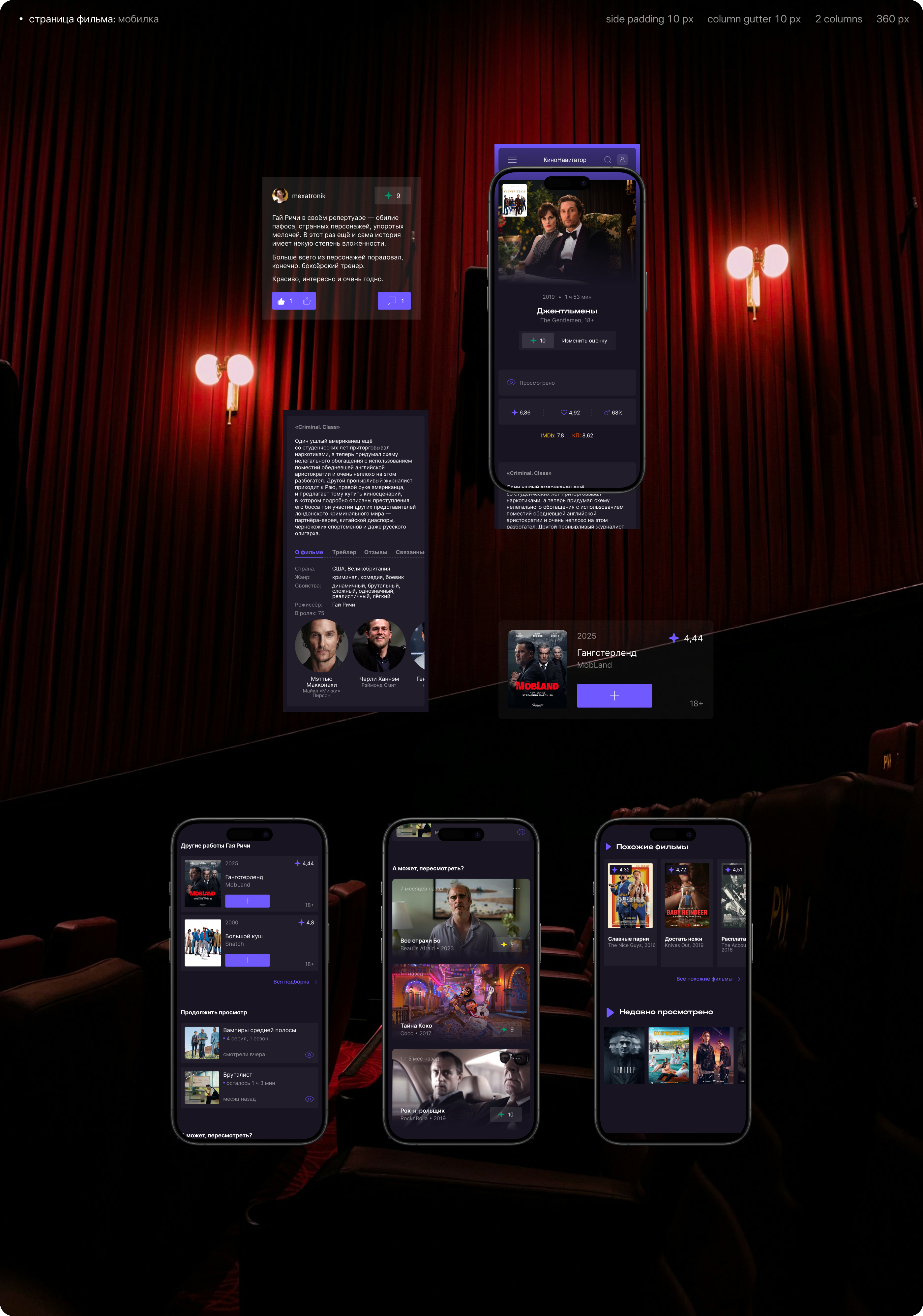 Концепт редизайна рекомендательного сервиса КиноНавигатор — Изображение №27 — Интерфейсы на Dprofile