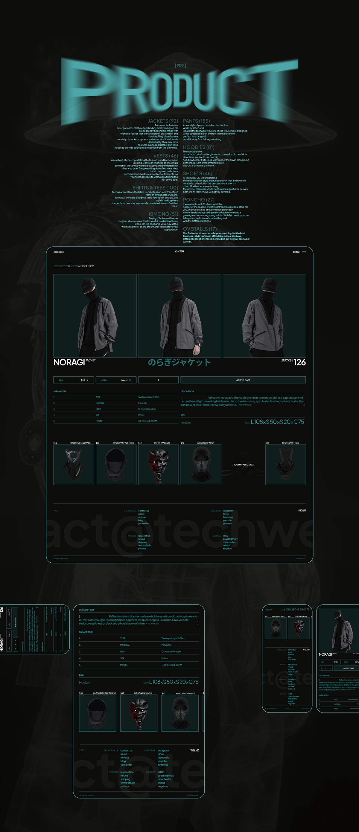 ONLINE SHOP | DARK WEB | UX/UI+AI — Изображение №9 — Интерфейсы, Анимация на Dprofile
