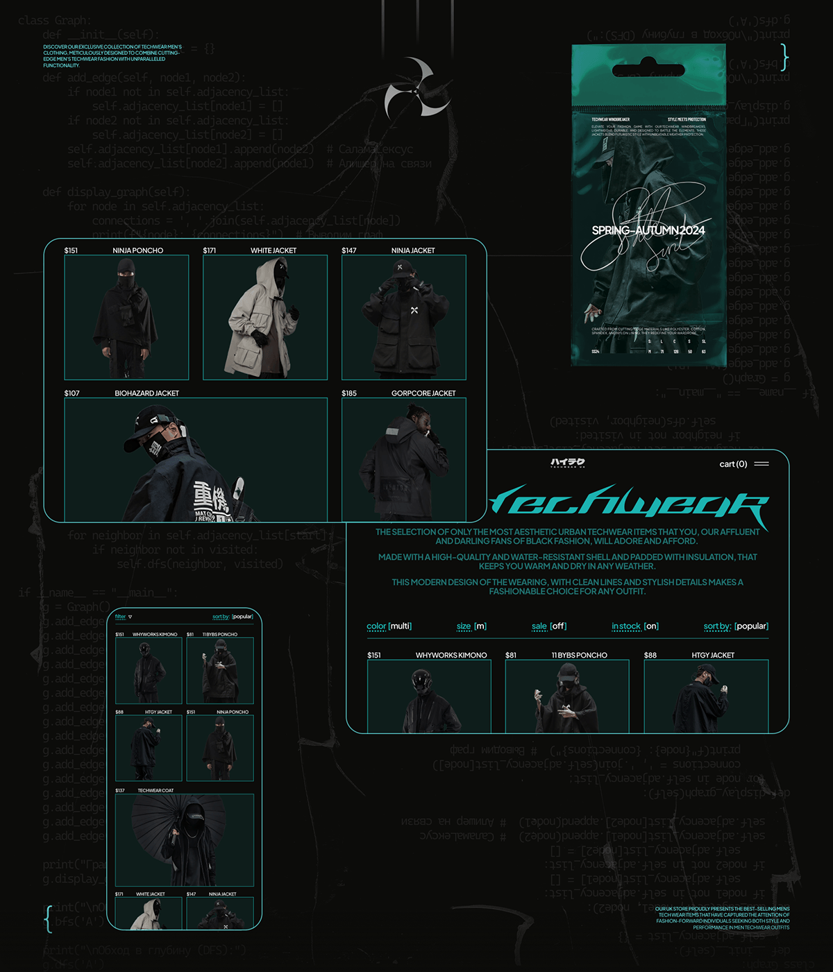 ONLINE SHOP | DARK WEB | UX/UI+AI — Изображение №8 — Интерфейсы, Анимация на Dprofile