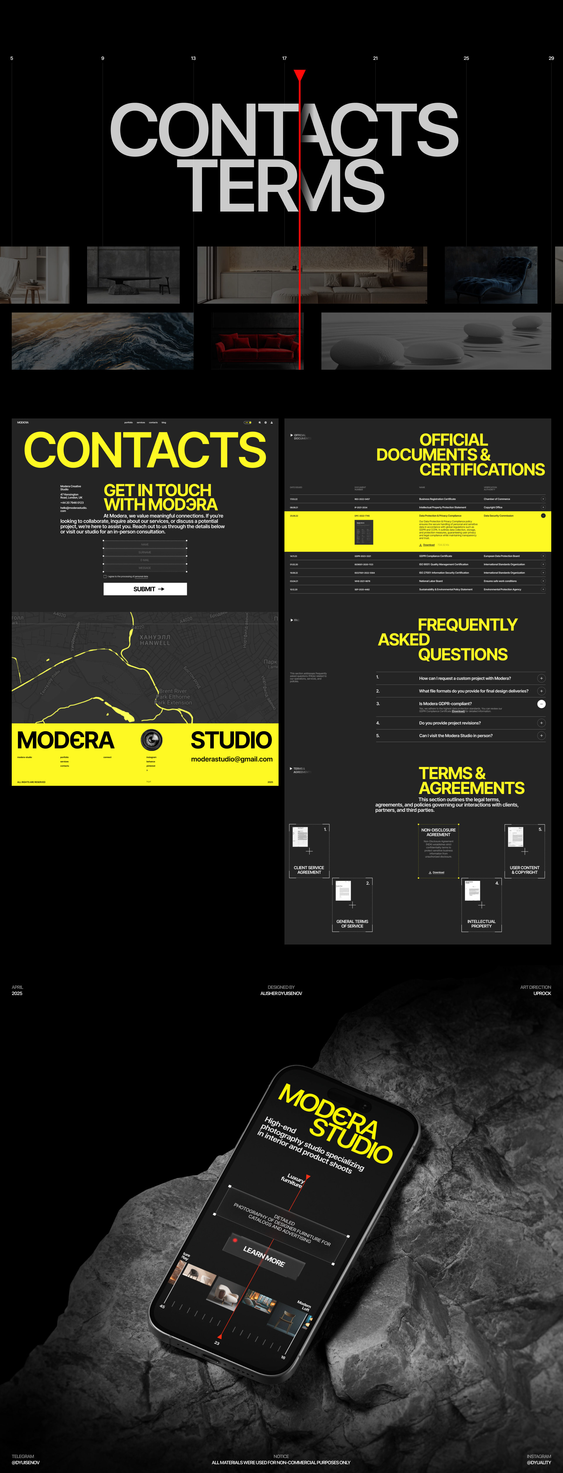 MODERA | Photography studio | Corporate website — Изображение №13 — Интерфейсы, Анимация на Dprofile